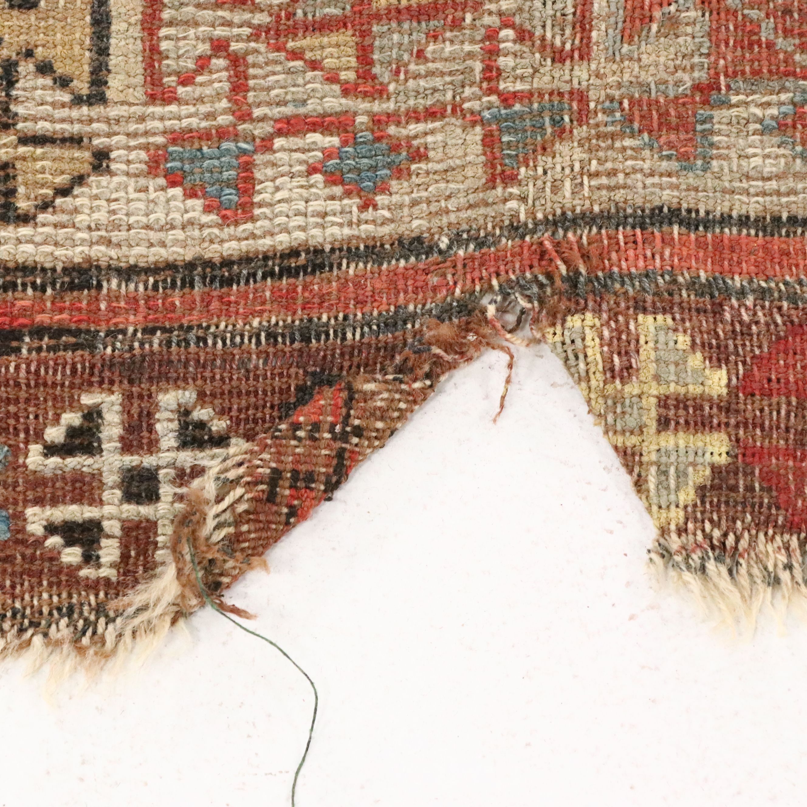 3'2 x 9'2 Hand-Knotted Caucasian Kazak Long Rug