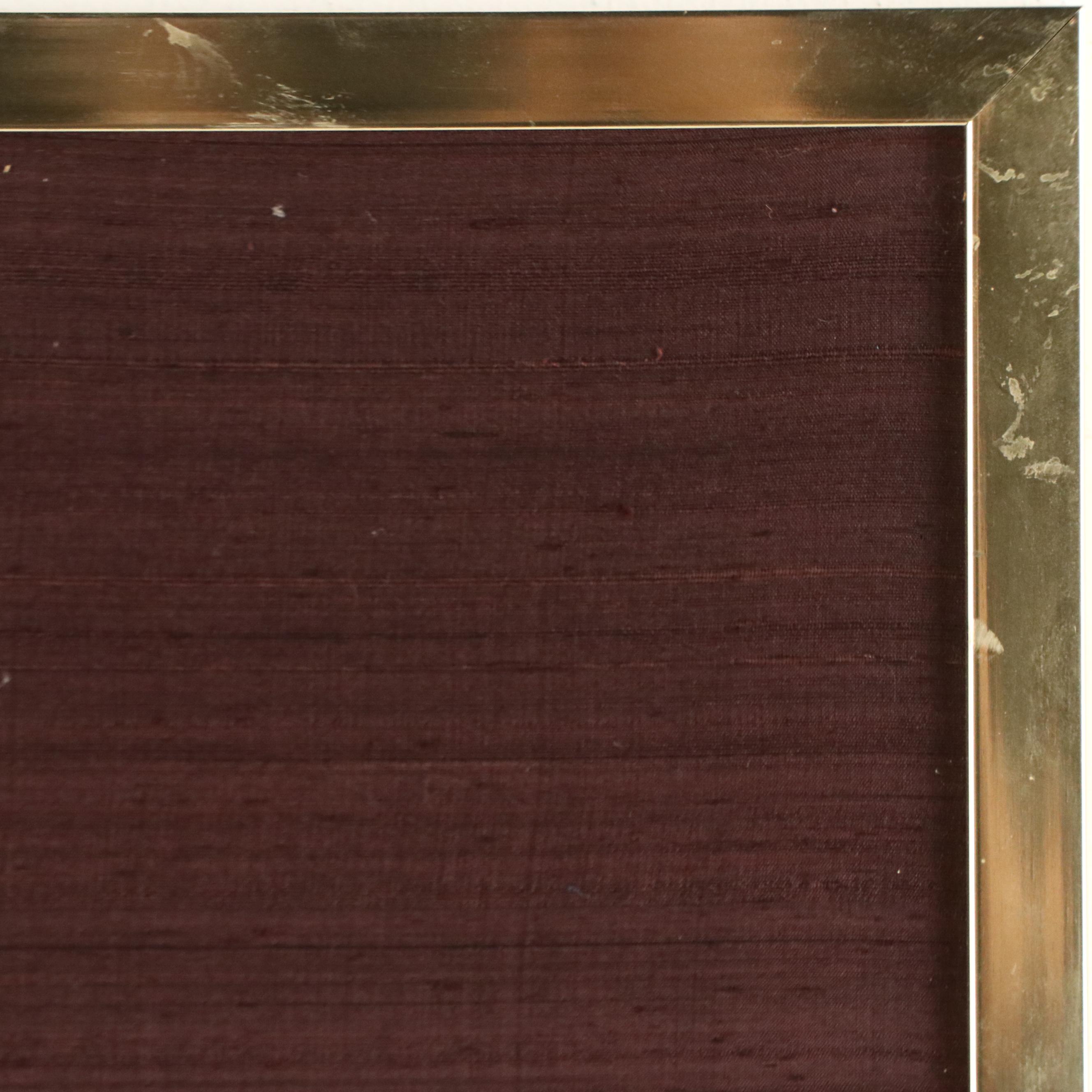 Acrylic Painting of Dancing Indian Woman Expressing With Mudras