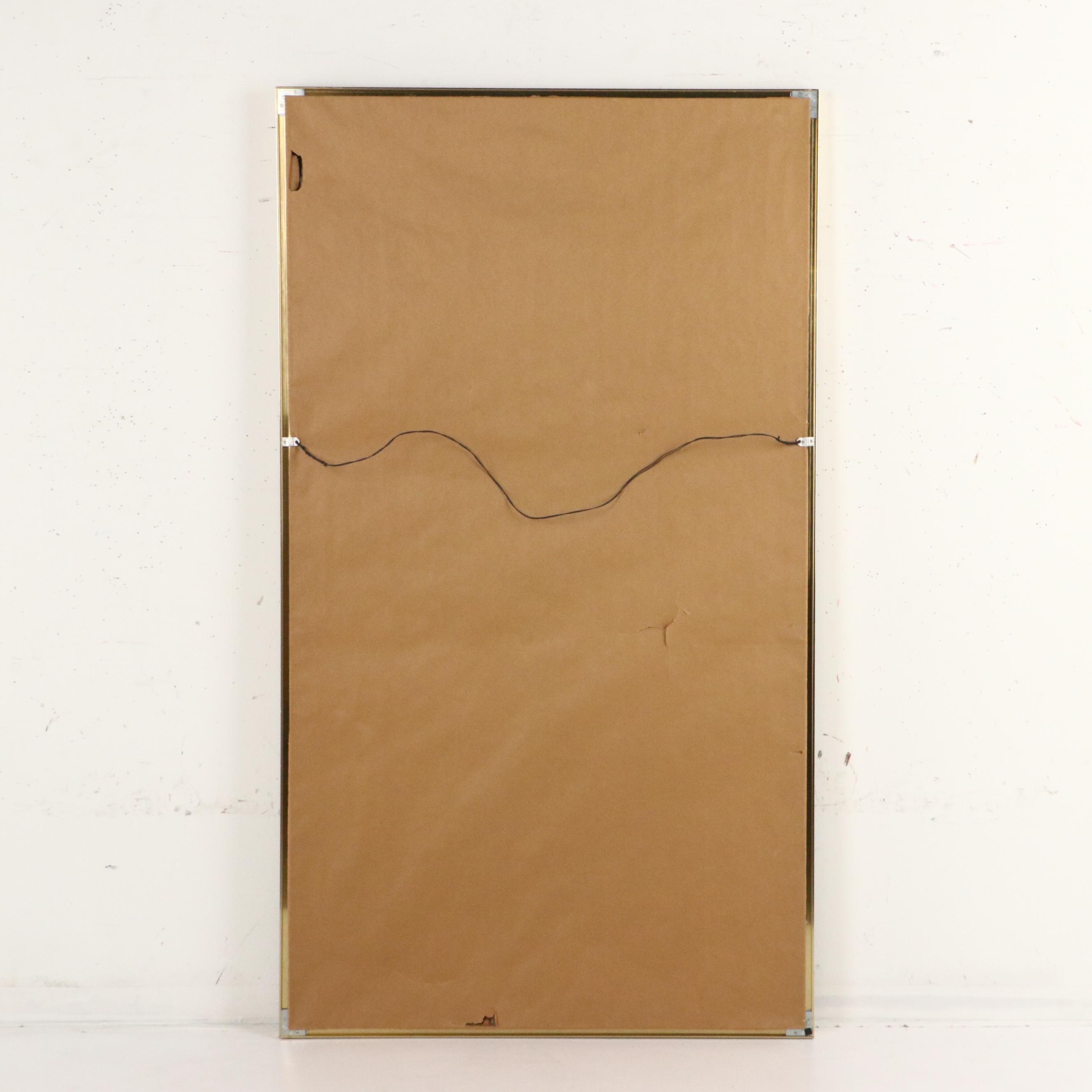 Acrylic Painting of Dancing Indian Woman Expressing With Mudras