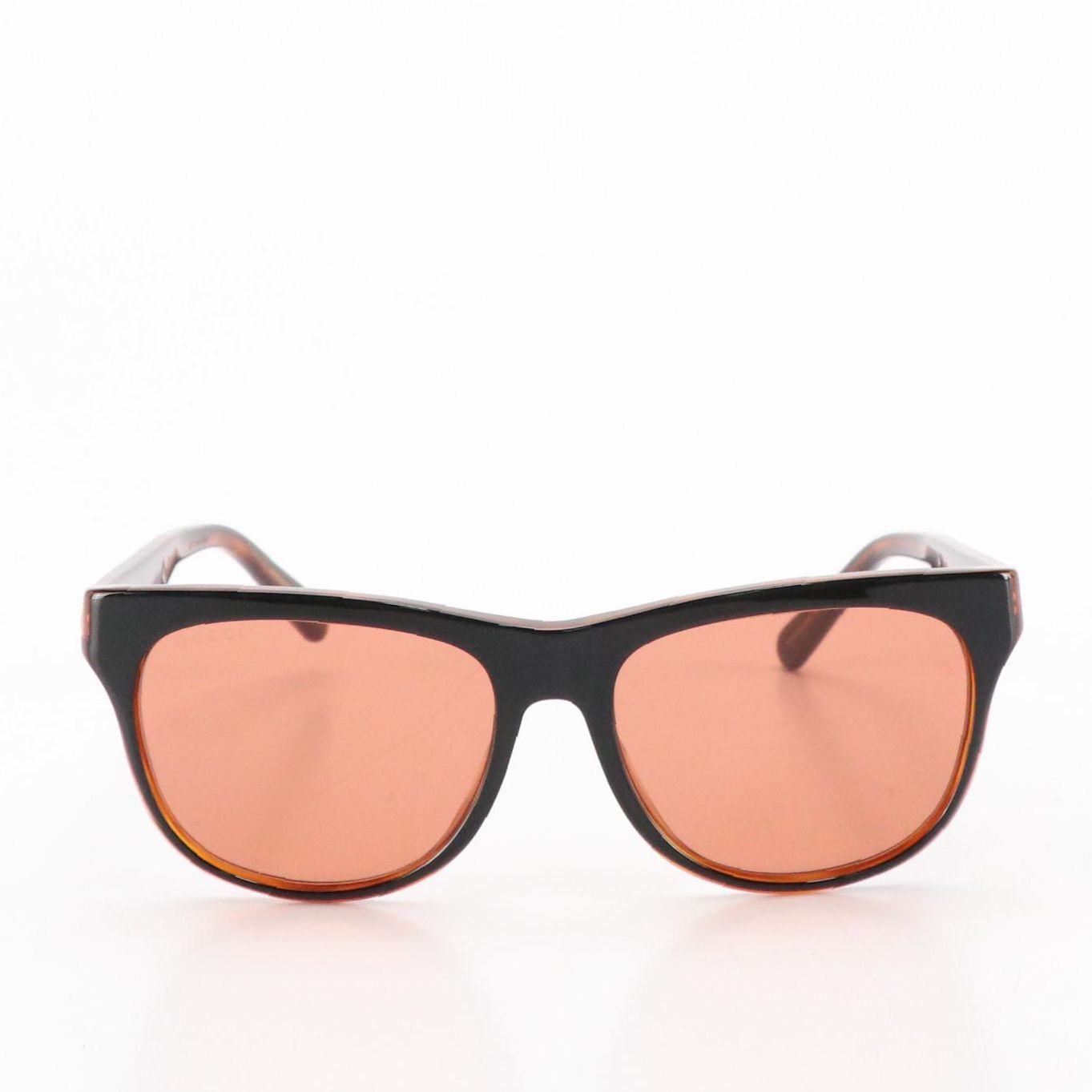 Gucci GG0980S Black/Orange Sunglasses with Box