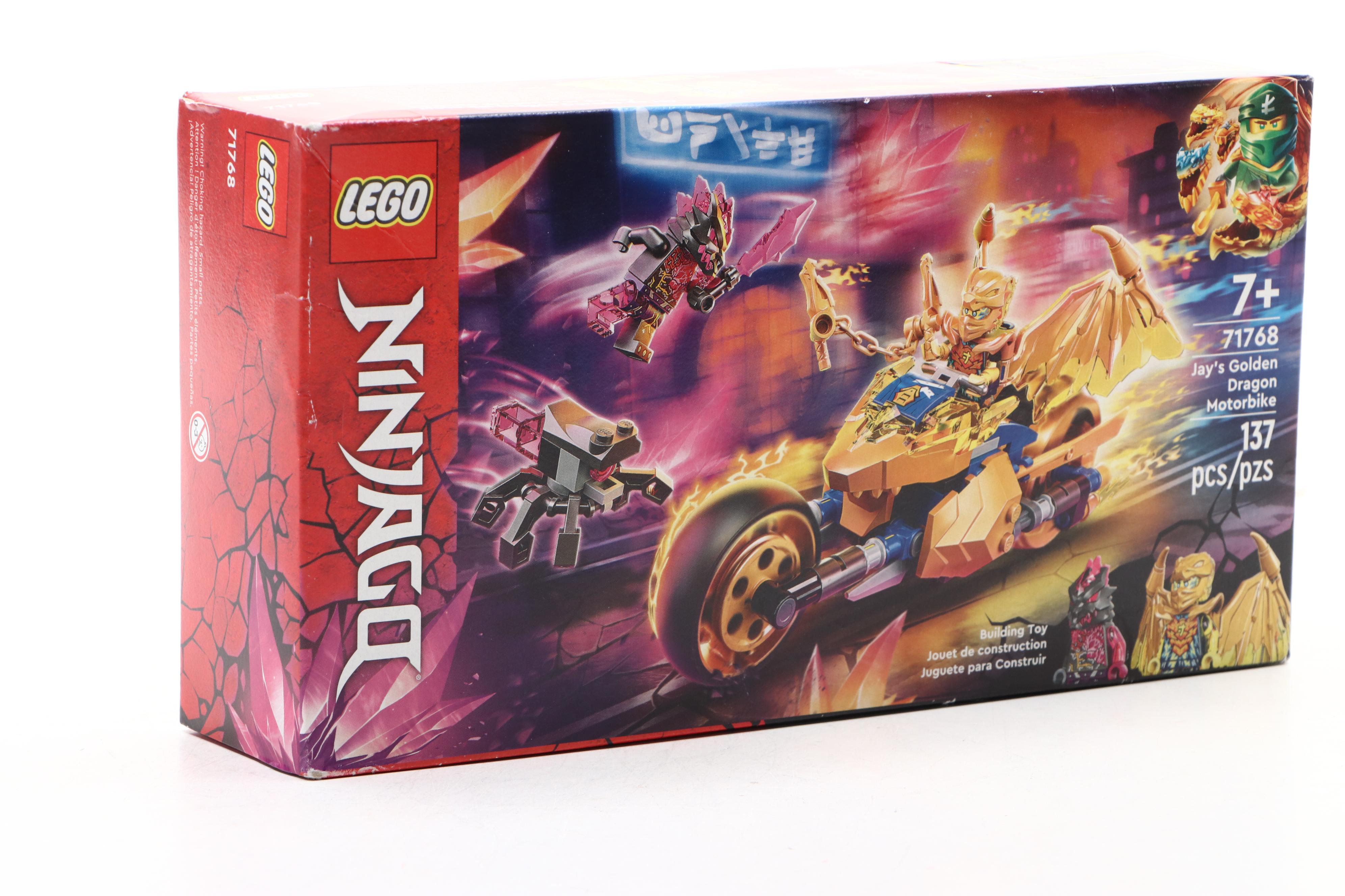 LEGO Ninjago "Jay's Golden Dragon Motorbike" and More Sets