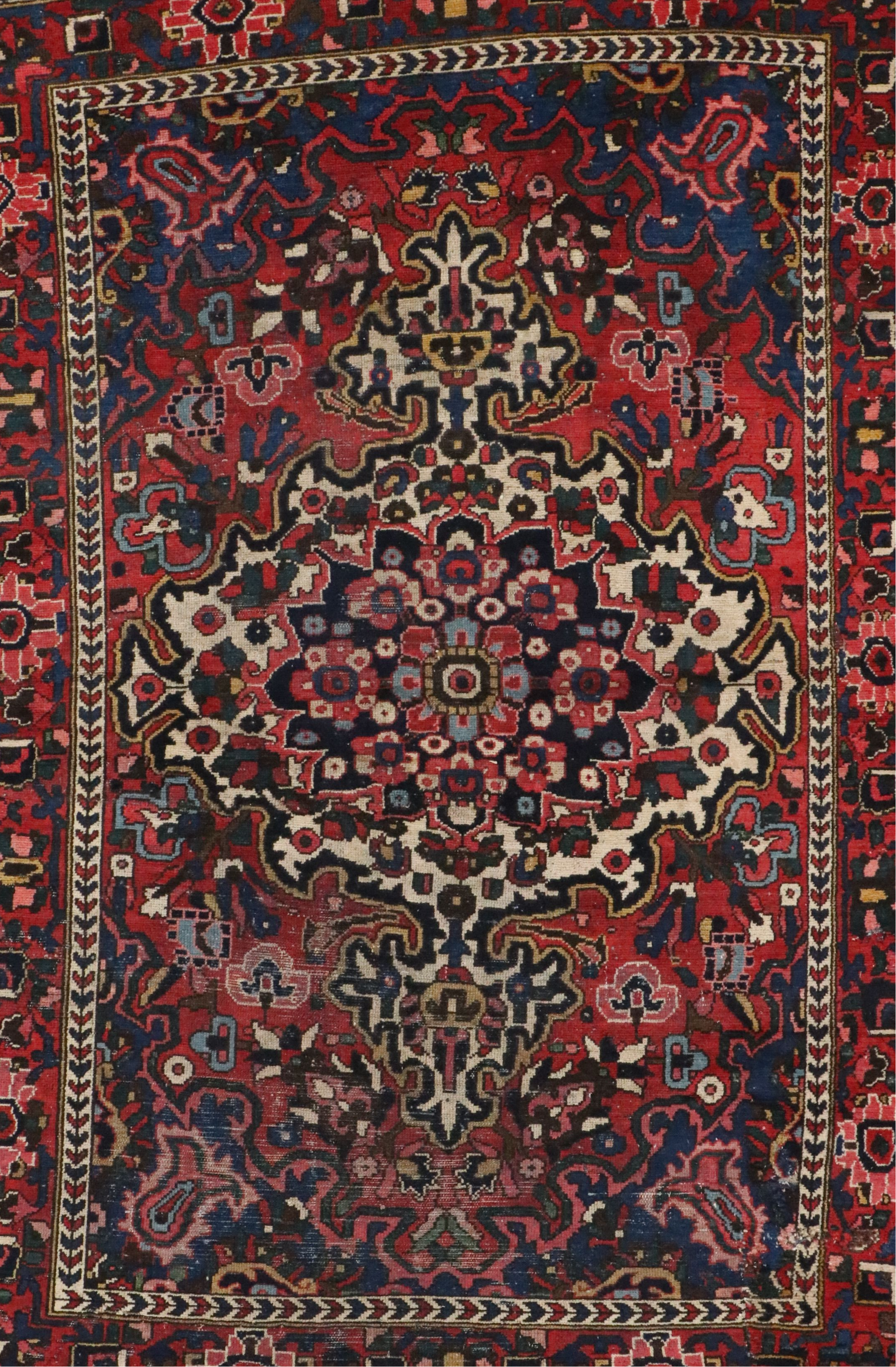4'9 x 7'1 Hand-Knotted Persian Village Area Rug