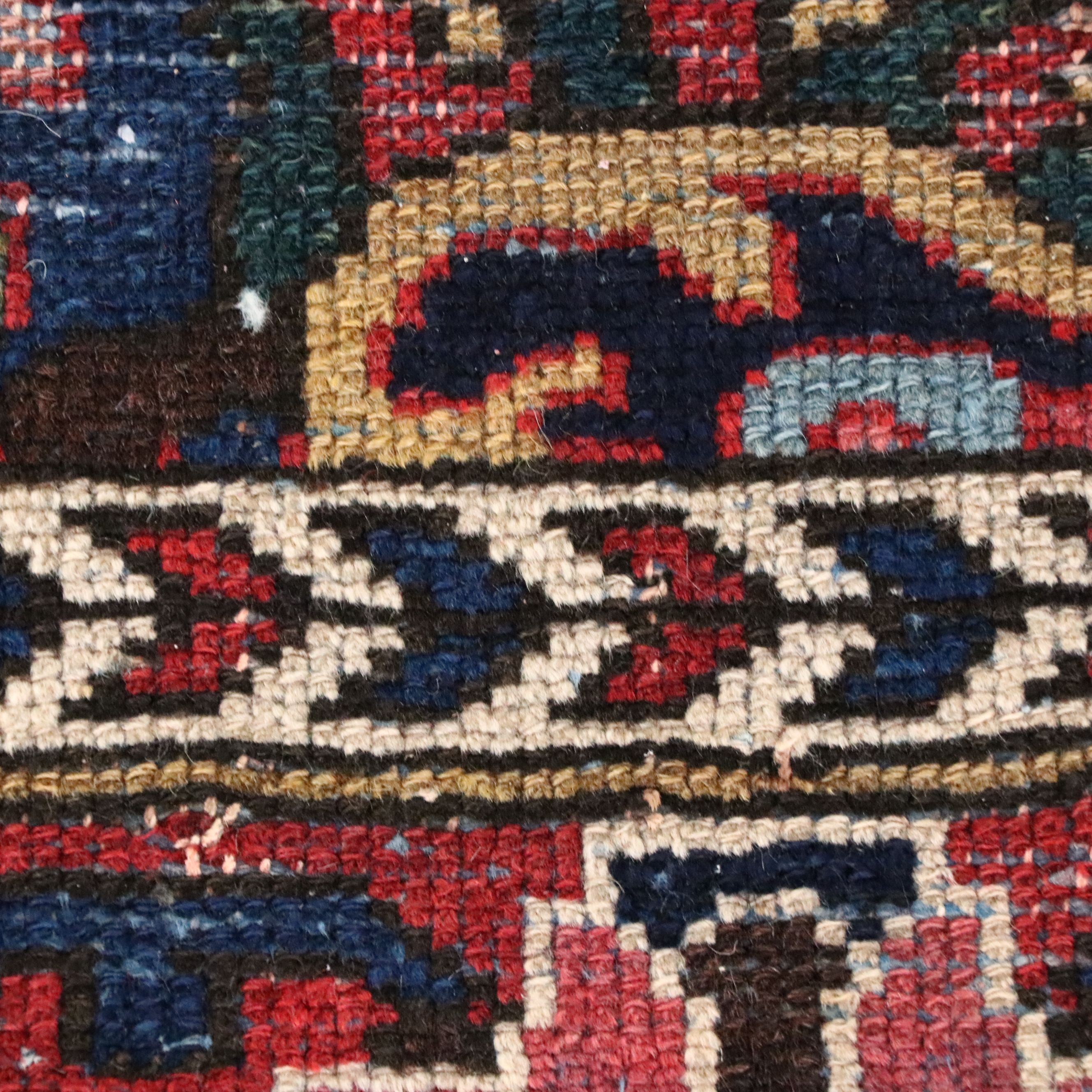 4'9 x 7'1 Hand-Knotted Persian Village Area Rug