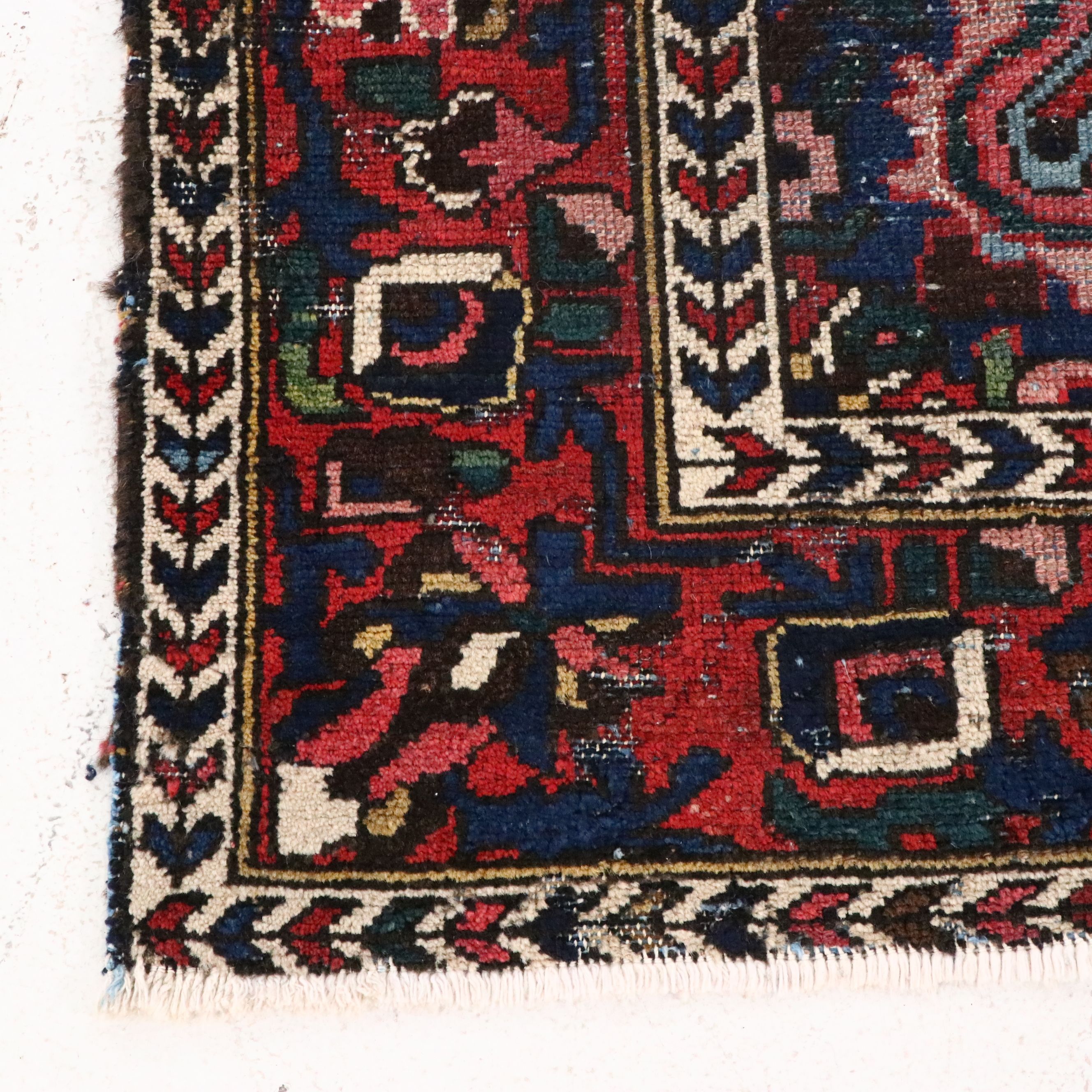 4'9 x 7'1 Hand-Knotted Persian Village Area Rug