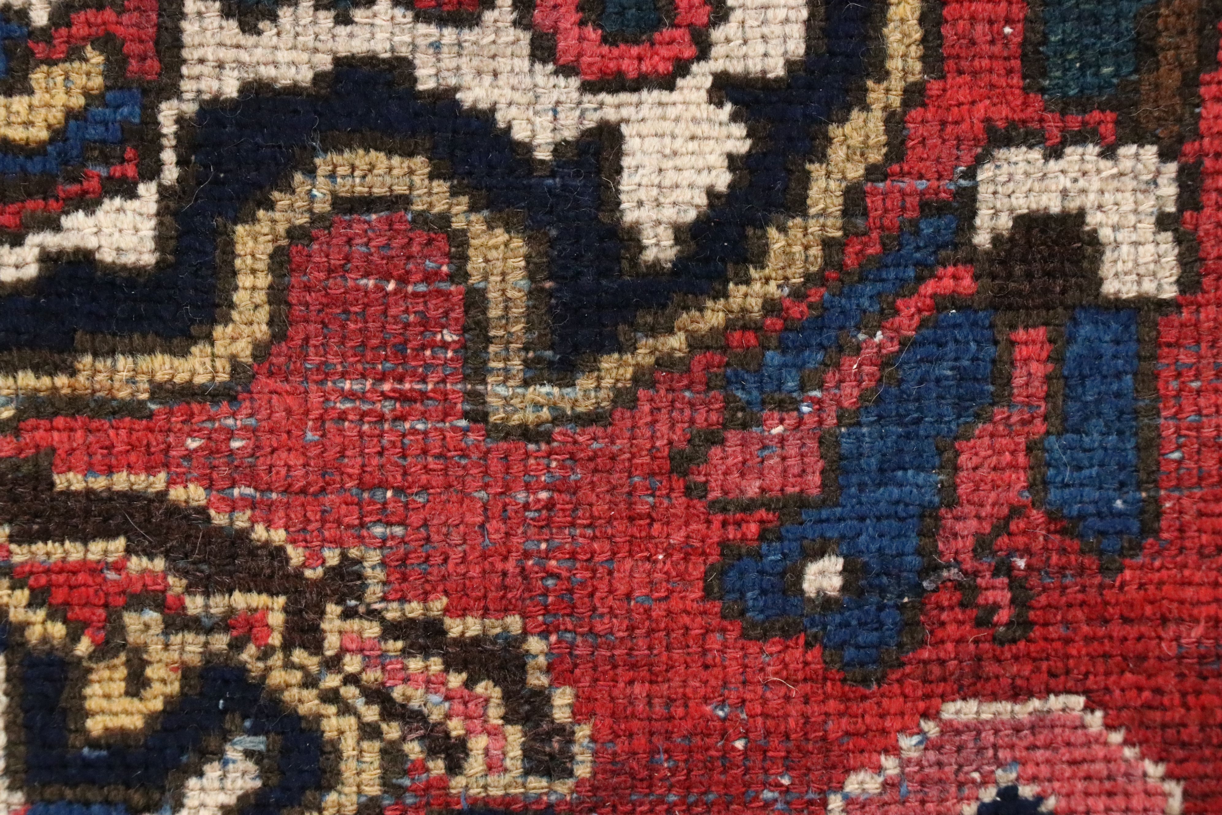 4'9 x 7'1 Hand-Knotted Persian Village Area Rug