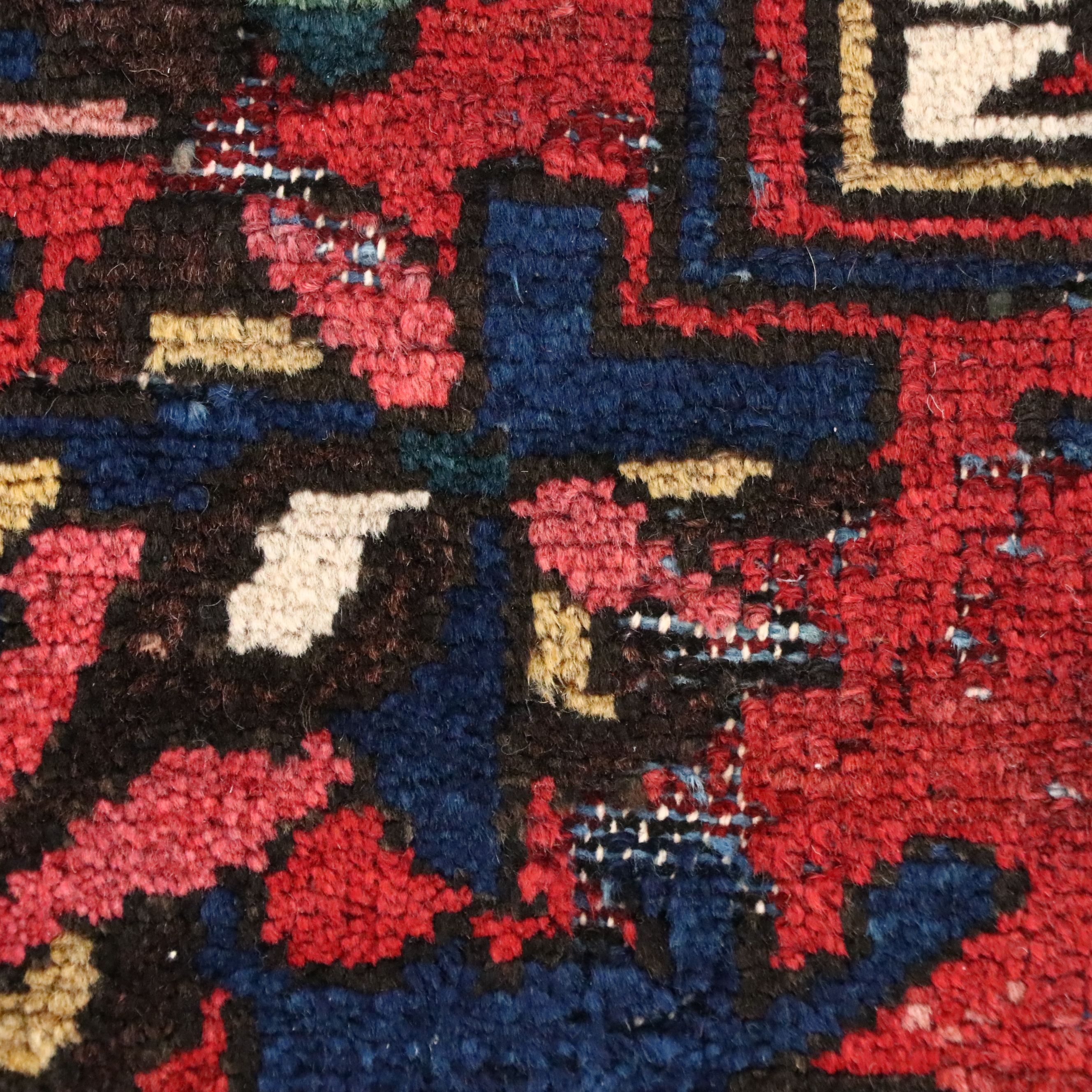 4'9 x 7'1 Hand-Knotted Persian Village Area Rug