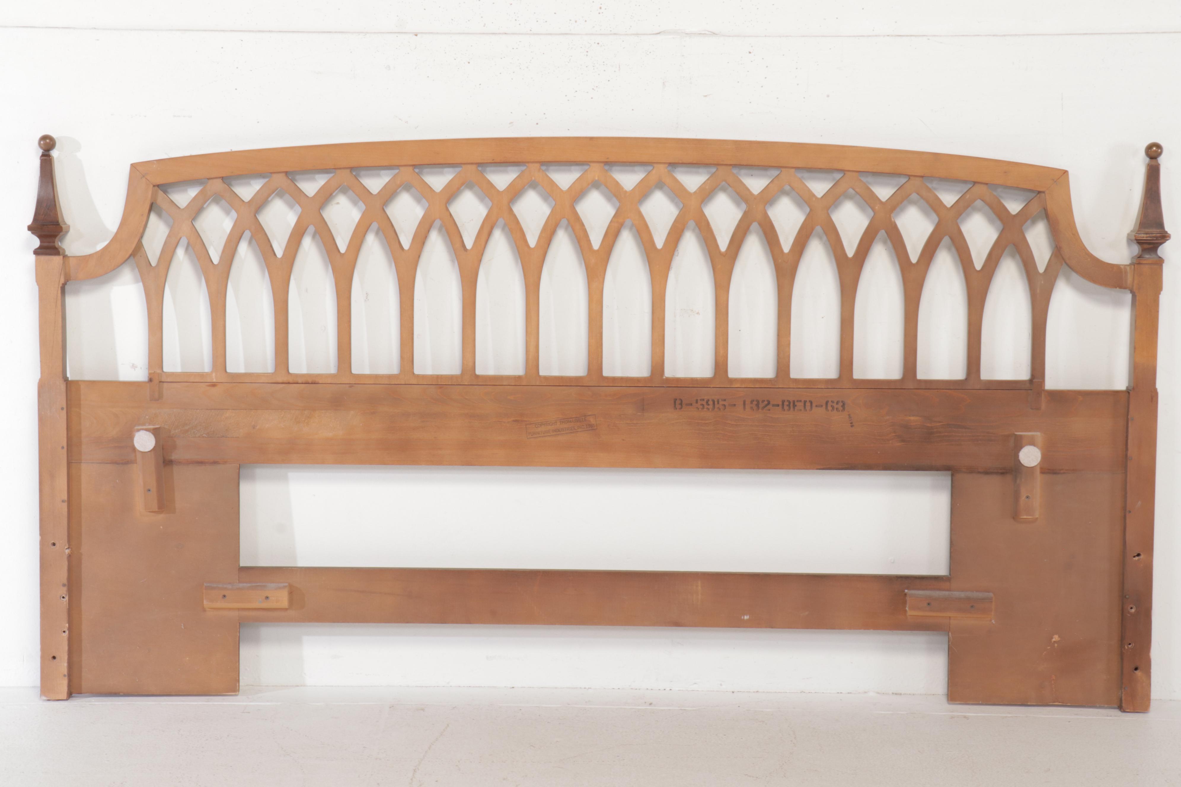 Mediterranean Style King Size Headboard, Mid to Late 20th Century