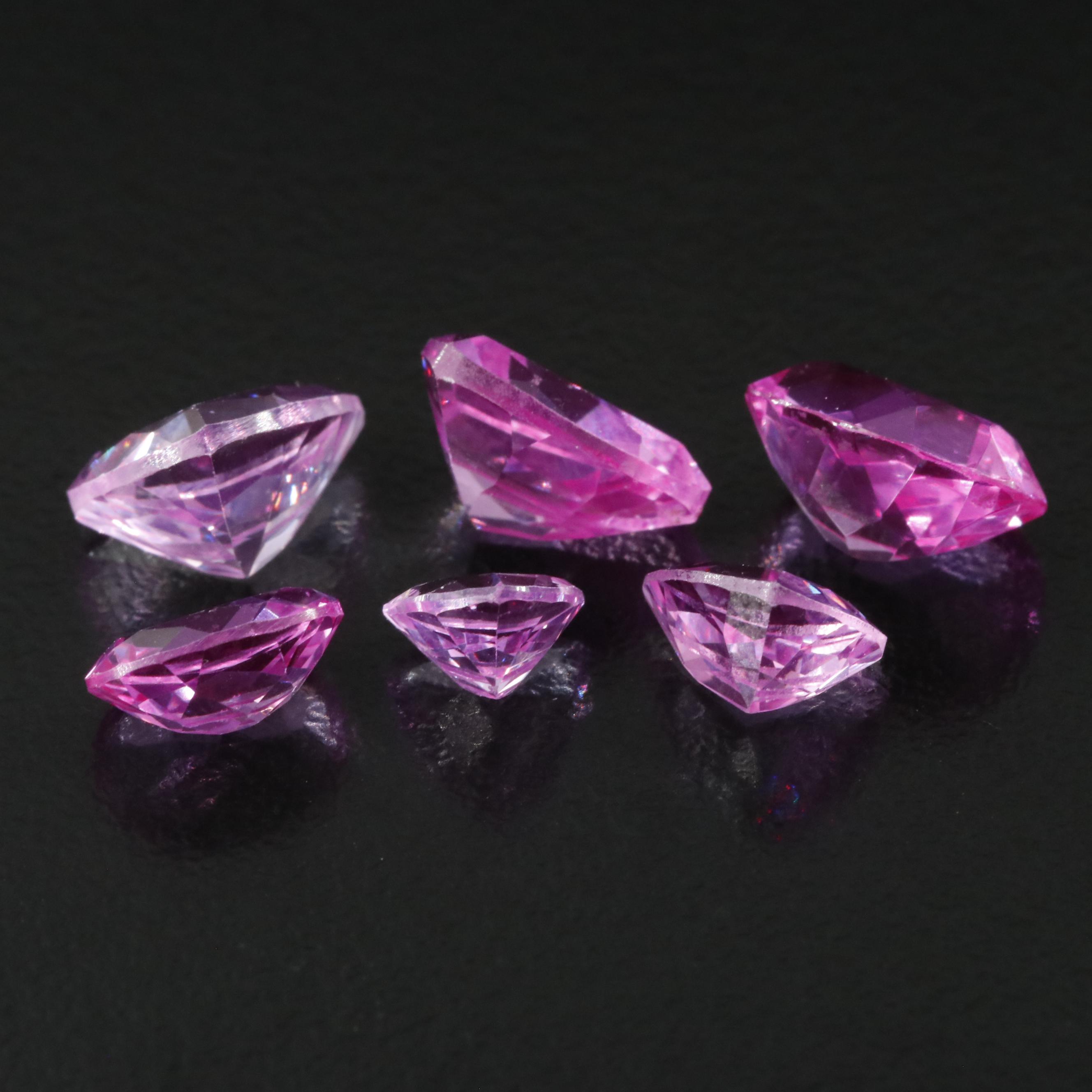 Loose 14.23 CTW Lab Grown Sapphires