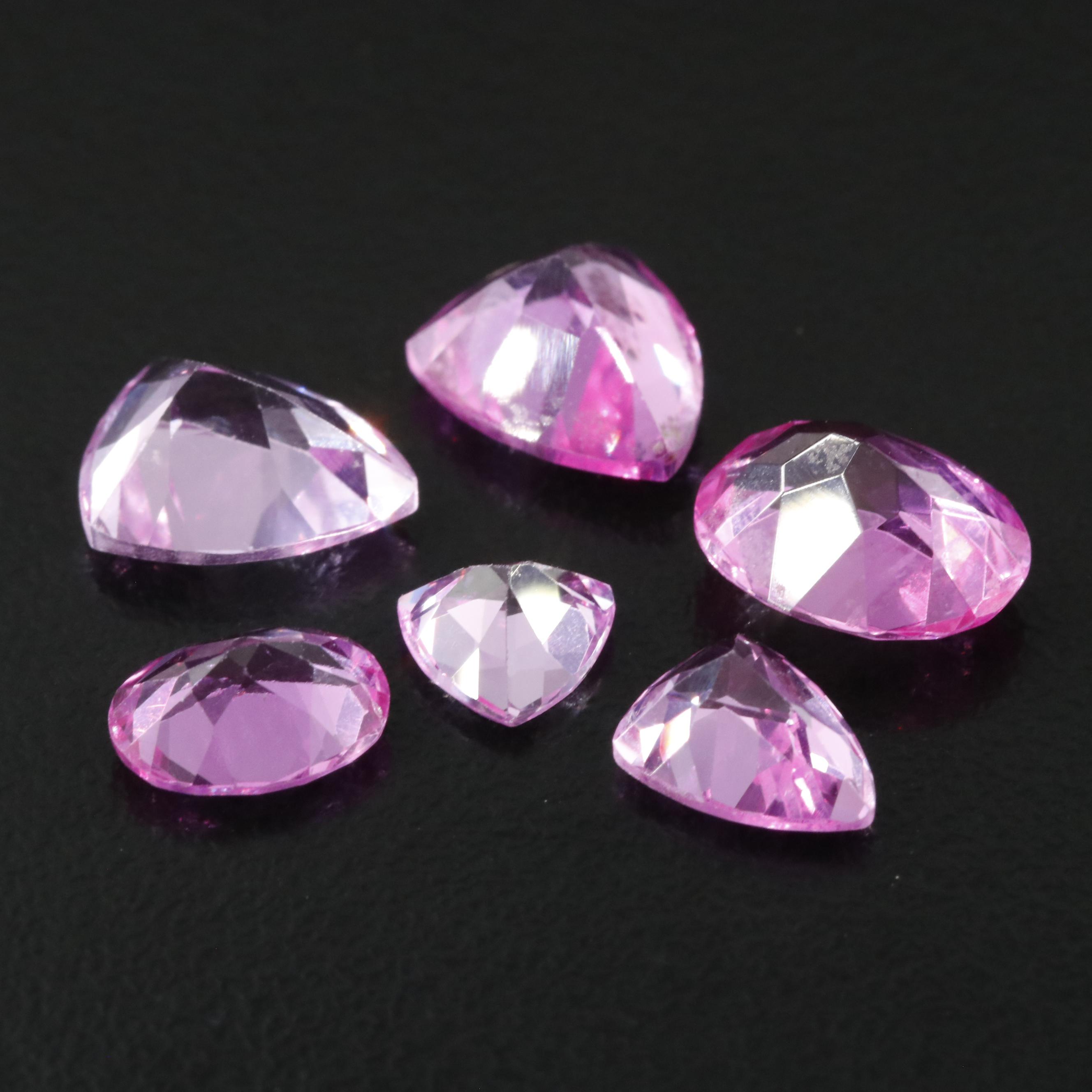 Loose 14.23 CTW Lab Grown Sapphires