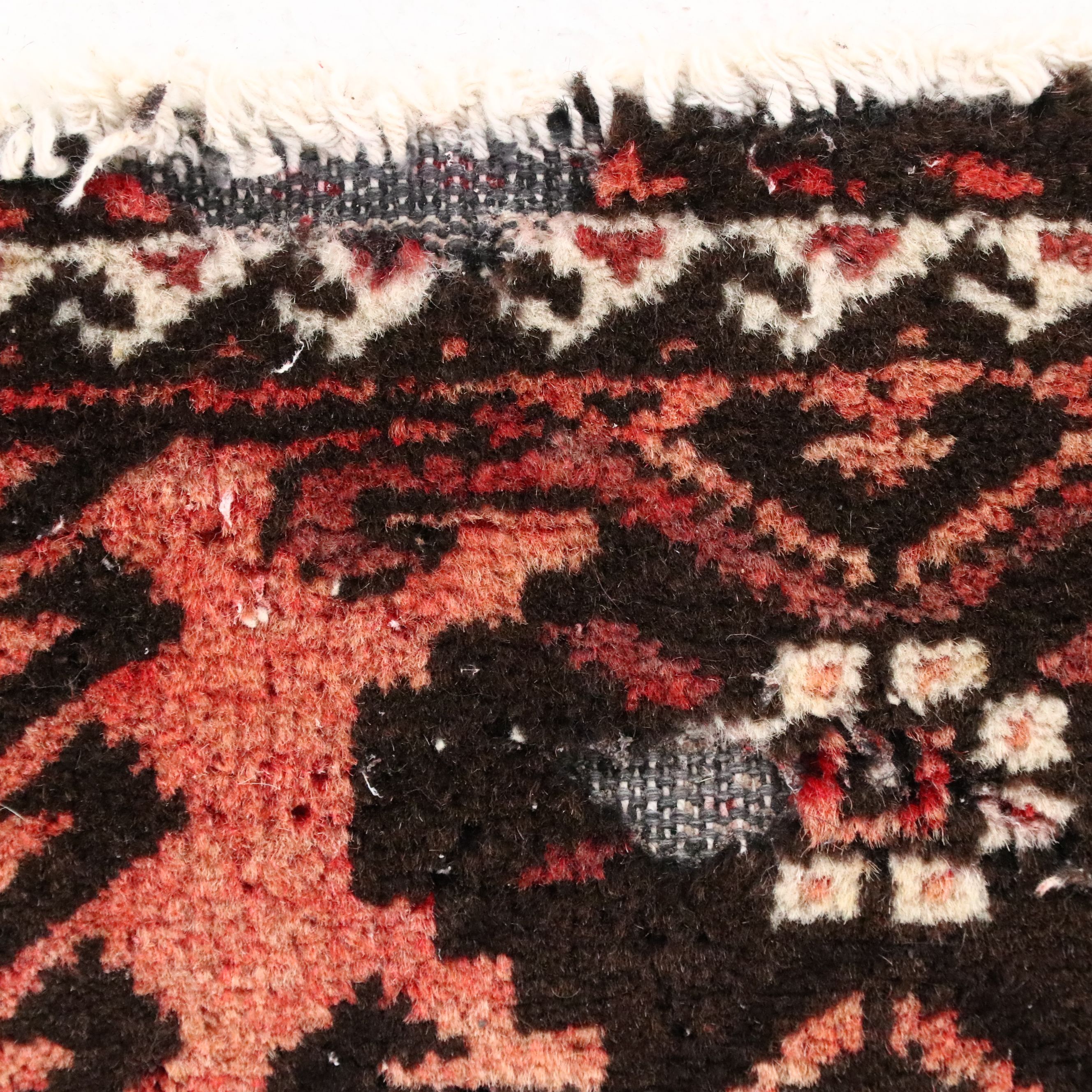 7' x 8'11 Hand-Knotted Afghan Baluch Area Rug