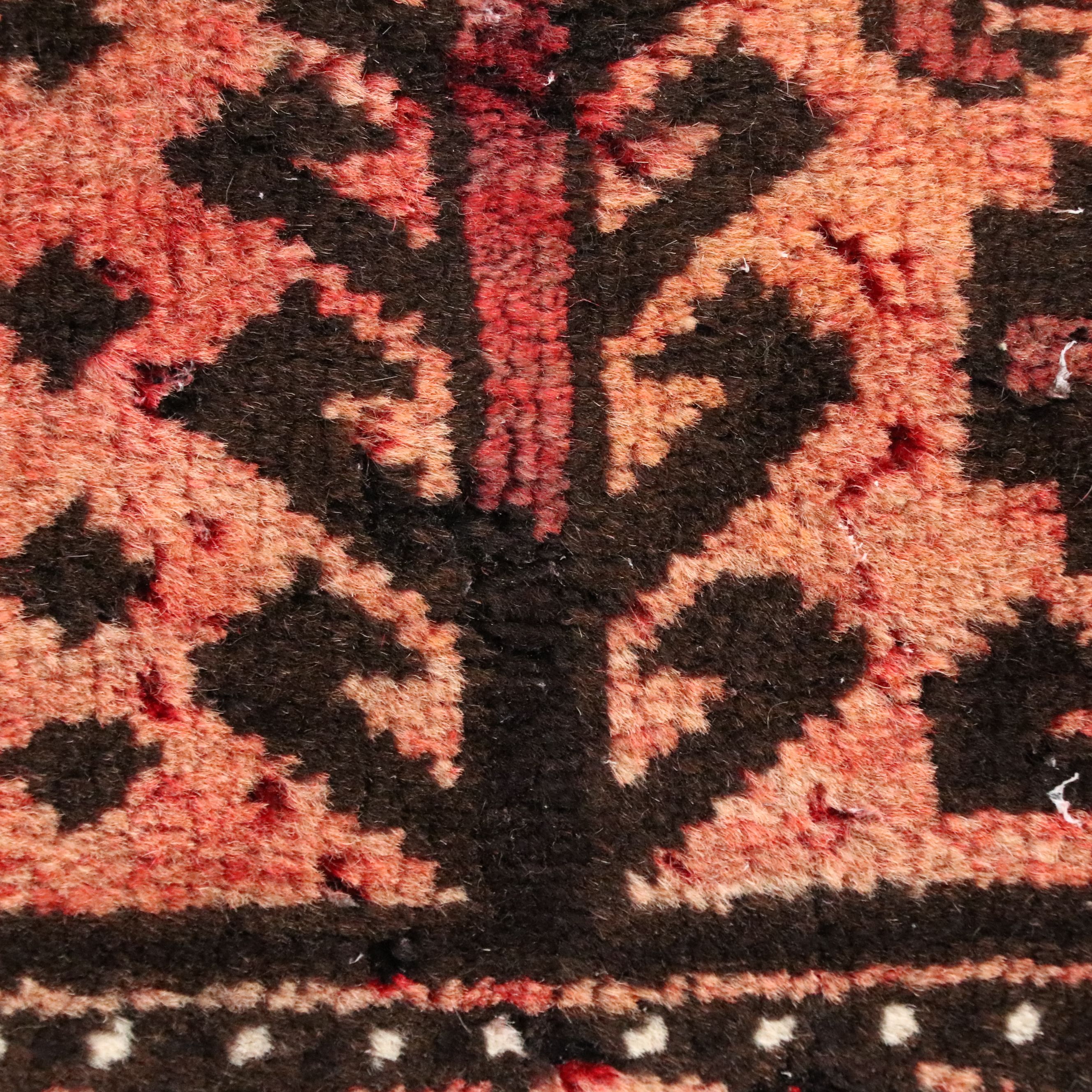 7' x 8'11 Hand-Knotted Afghan Baluch Area Rug