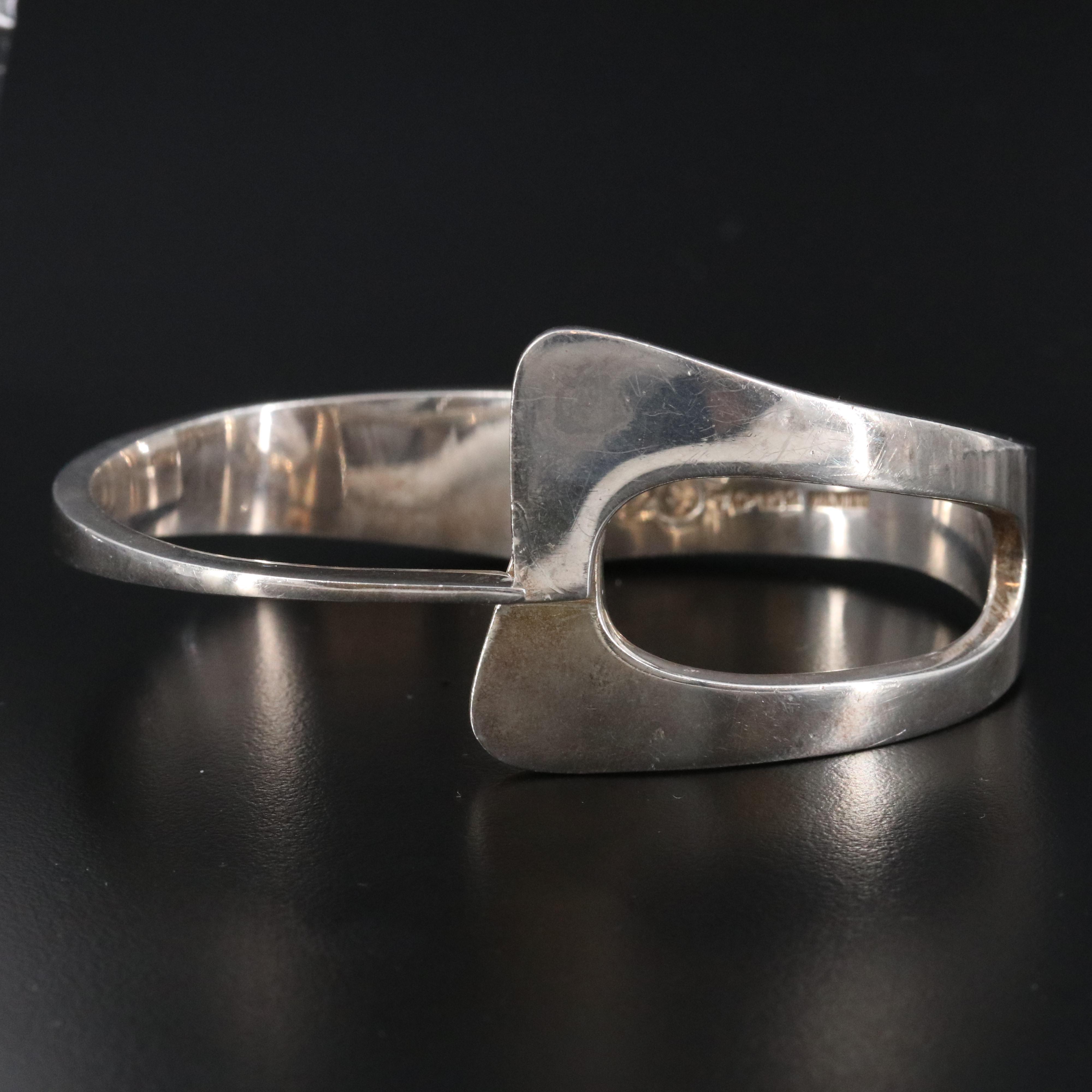 Modern Mexican Sterling Clamper Cuff