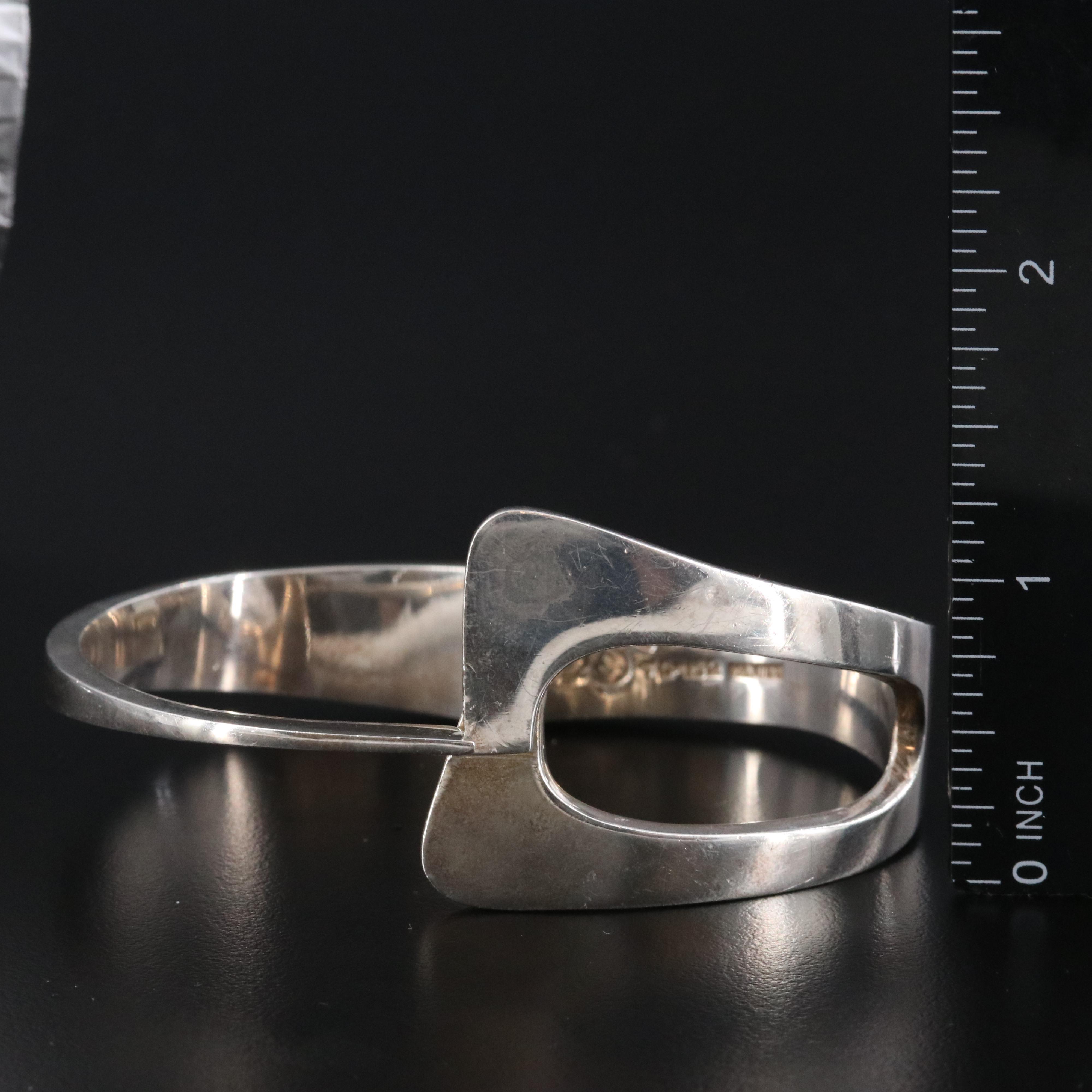 Modern Mexican Sterling Clamper Cuff