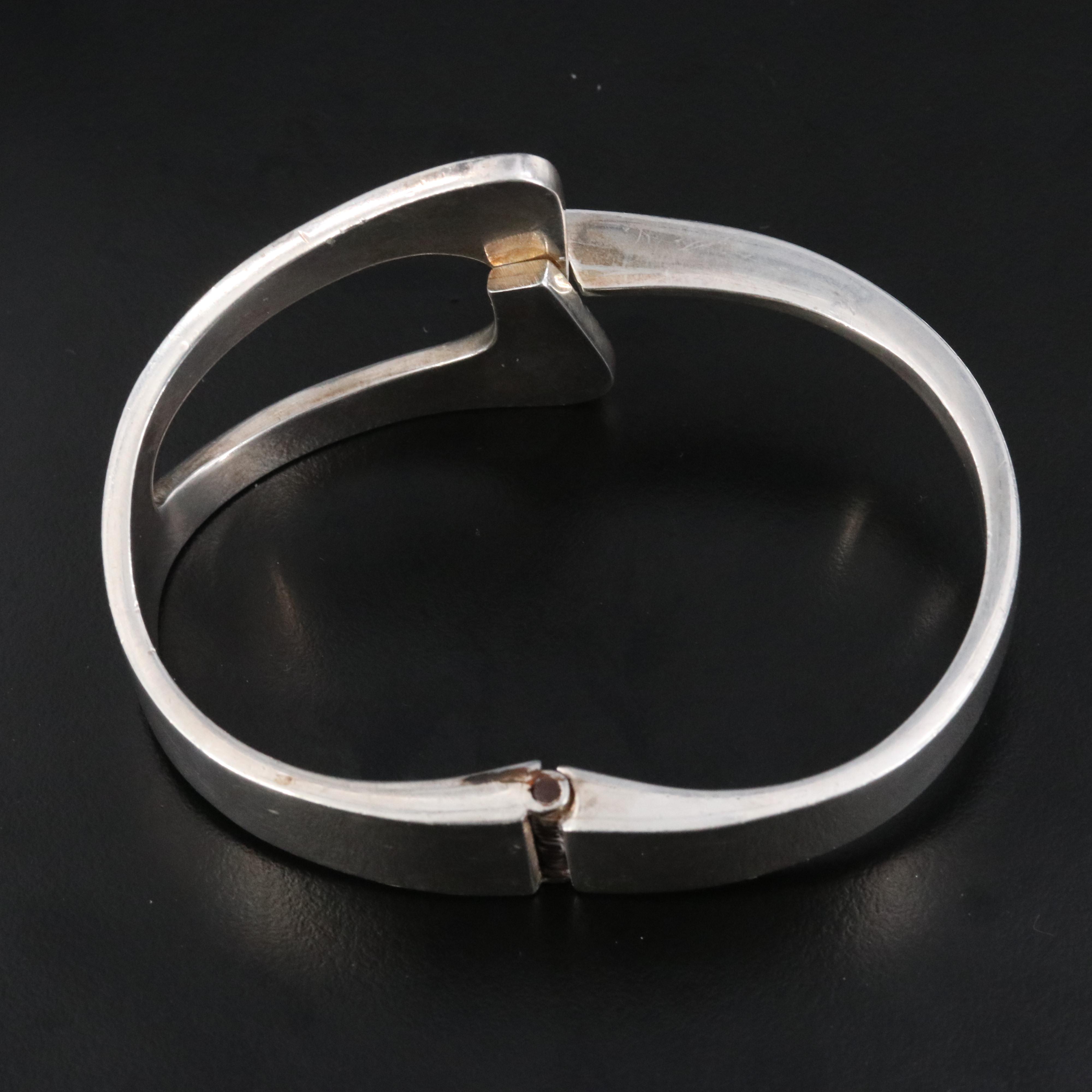 Modern Mexican Sterling Clamper Cuff