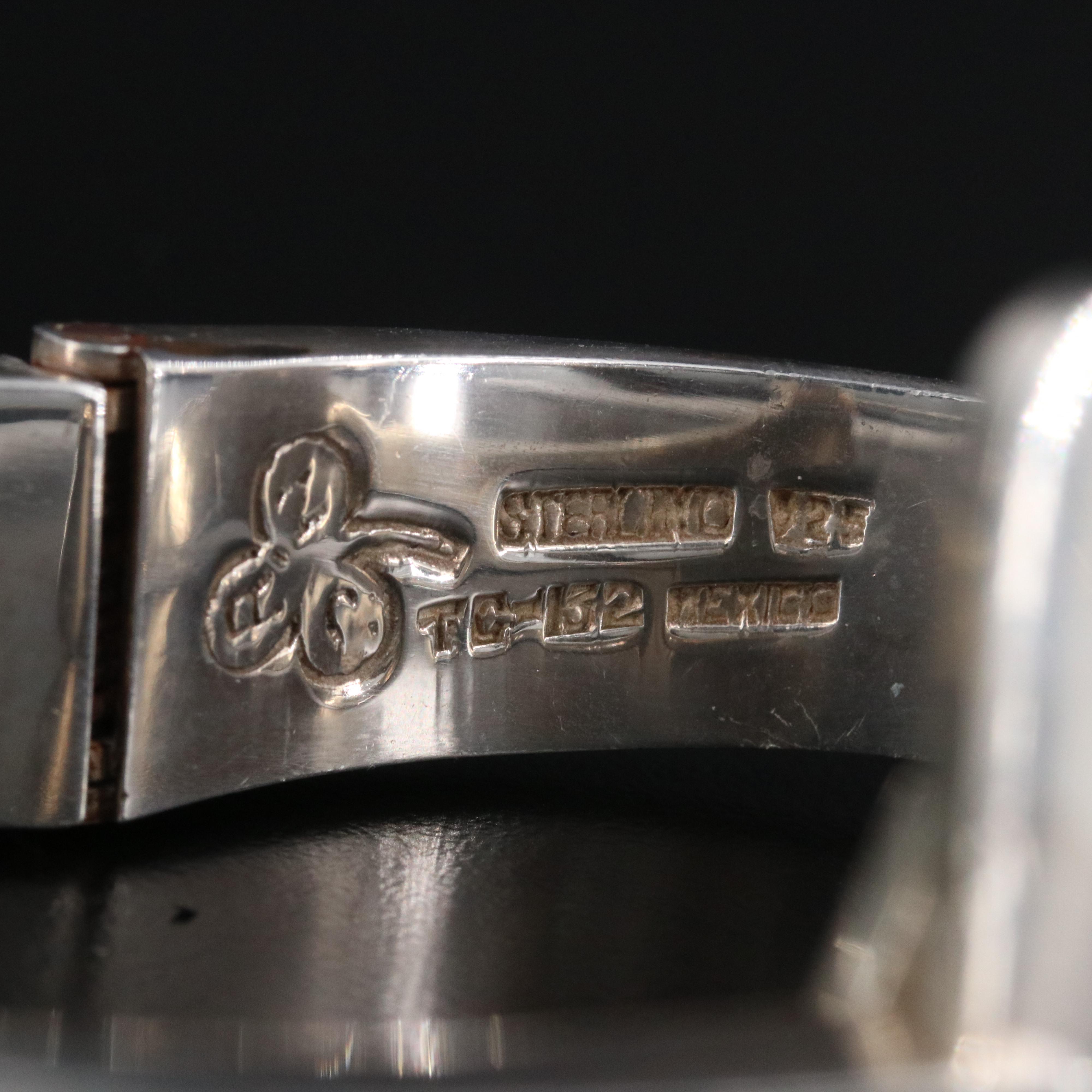 Modern Mexican Sterling Clamper Cuff