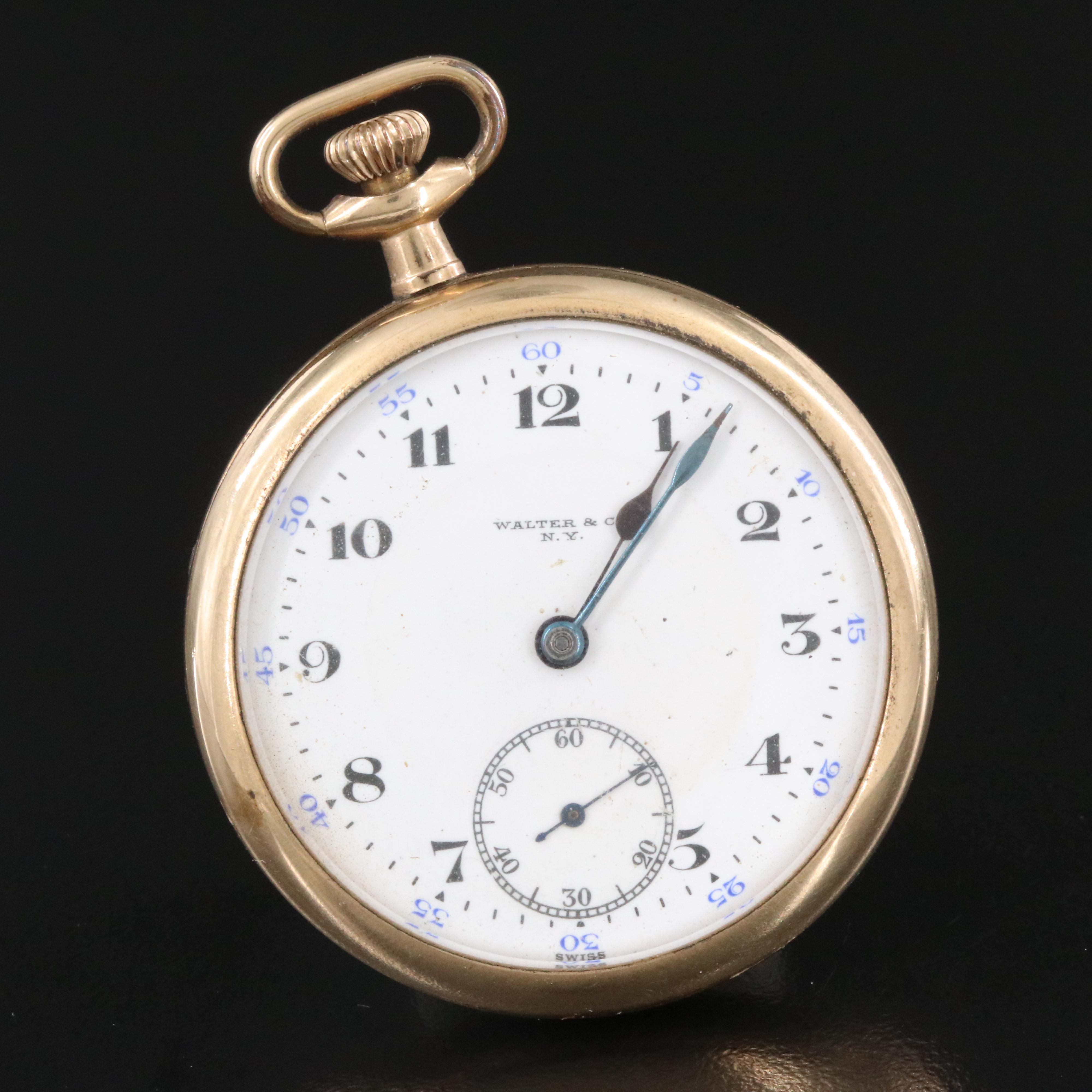 Walter & Co. N.Y. Vintage Pocket Watch