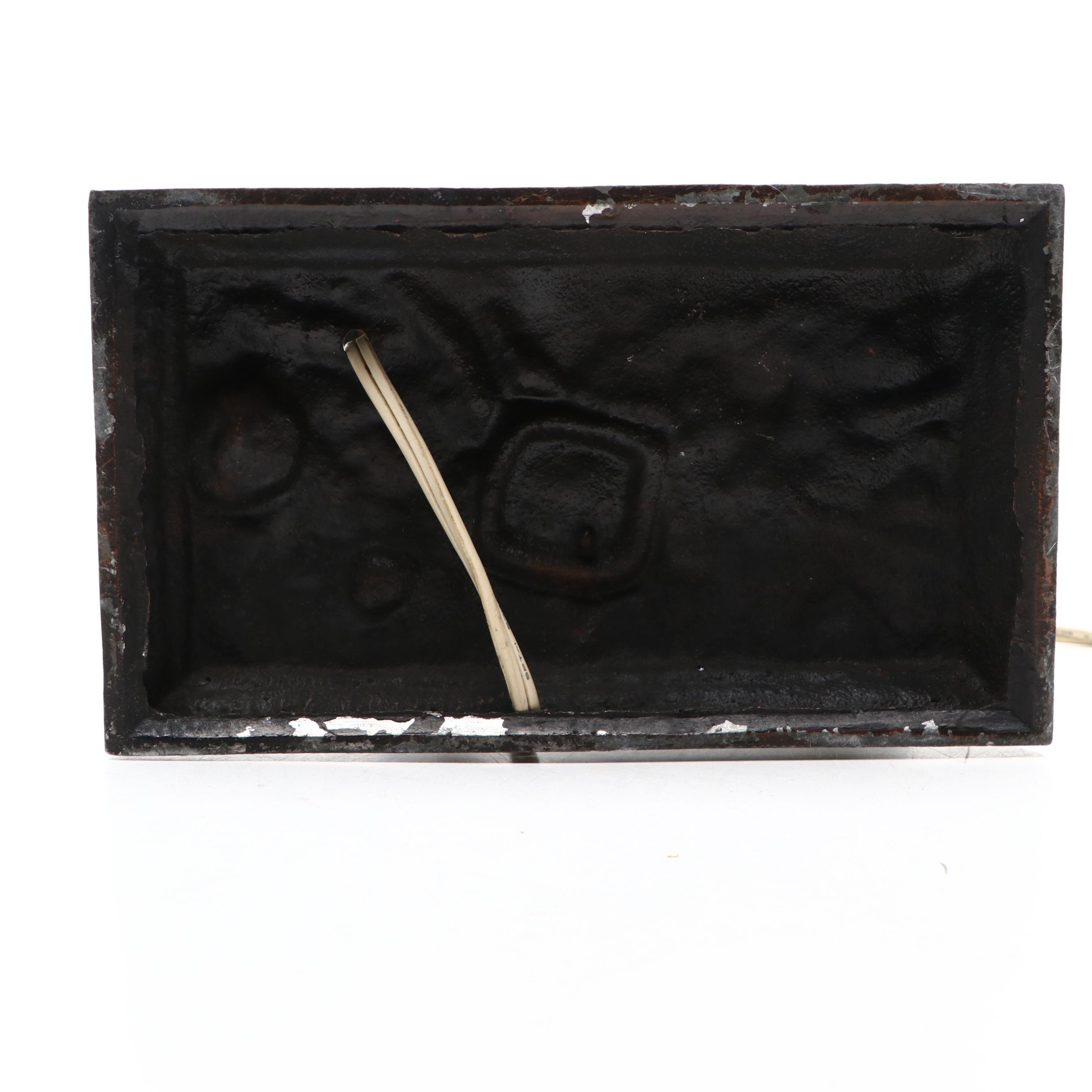 Bronze Finish Sculpture Table Lamp After Aristide de Ranieri