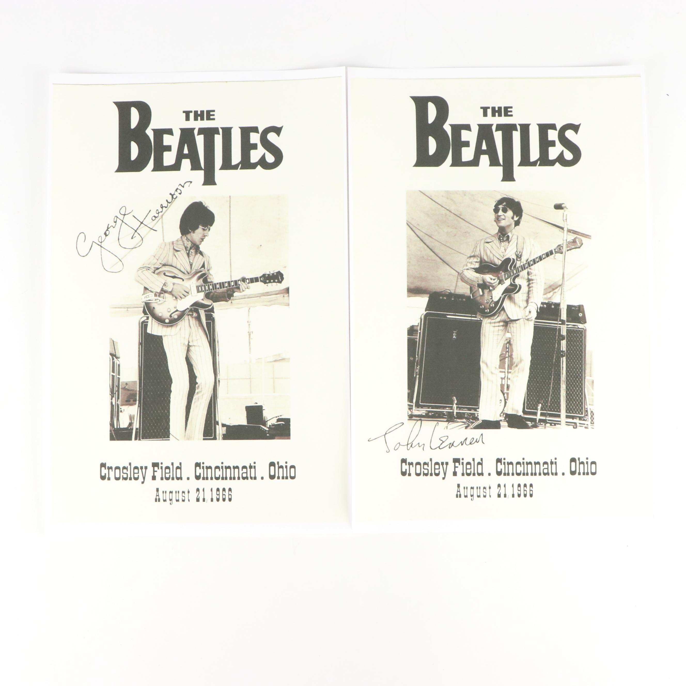 The Beatles Crosley Field Cincinnati Concert Reproduction Posters