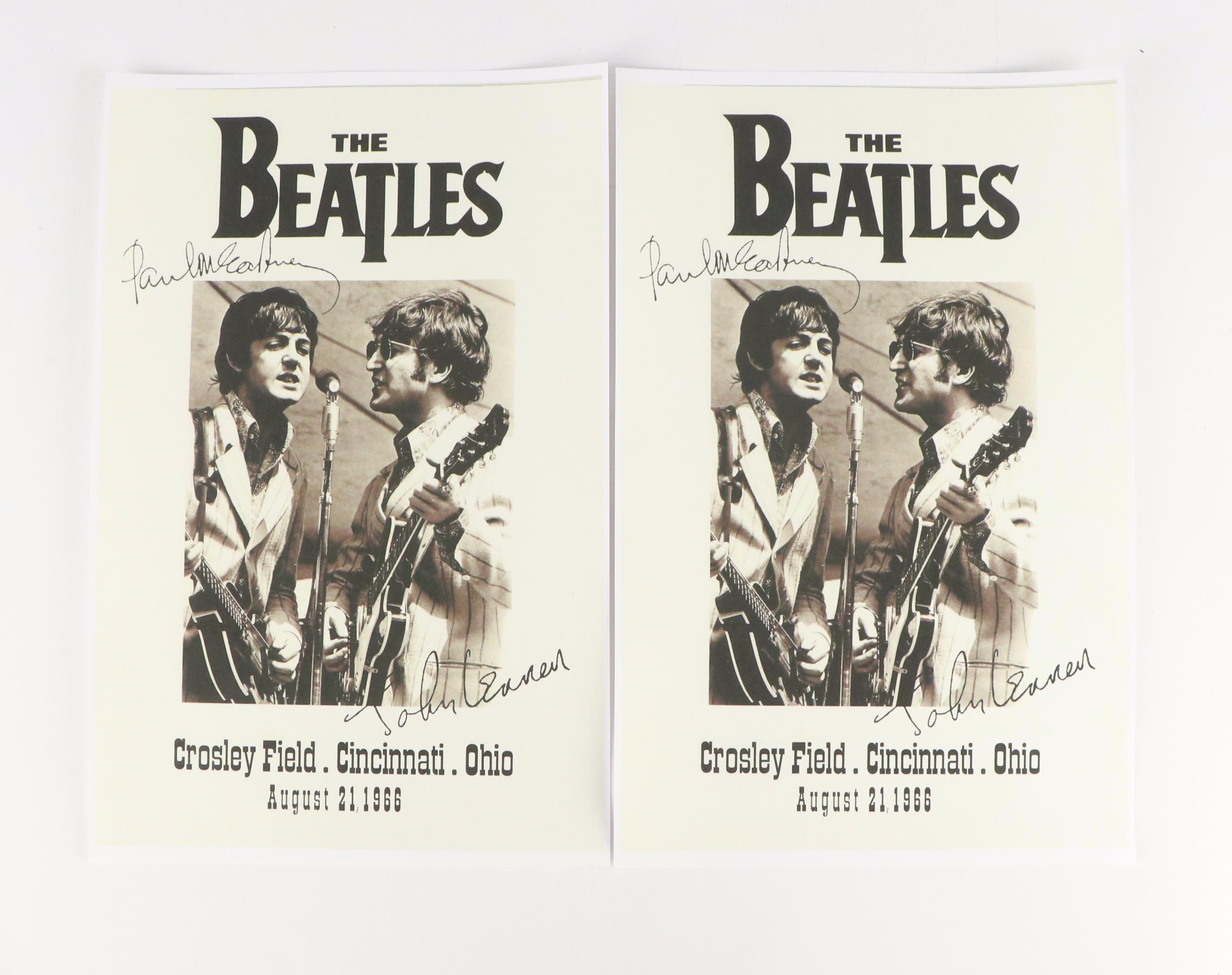 The Beatles Crosley Field Cincinnati Concert Reproduction Posters