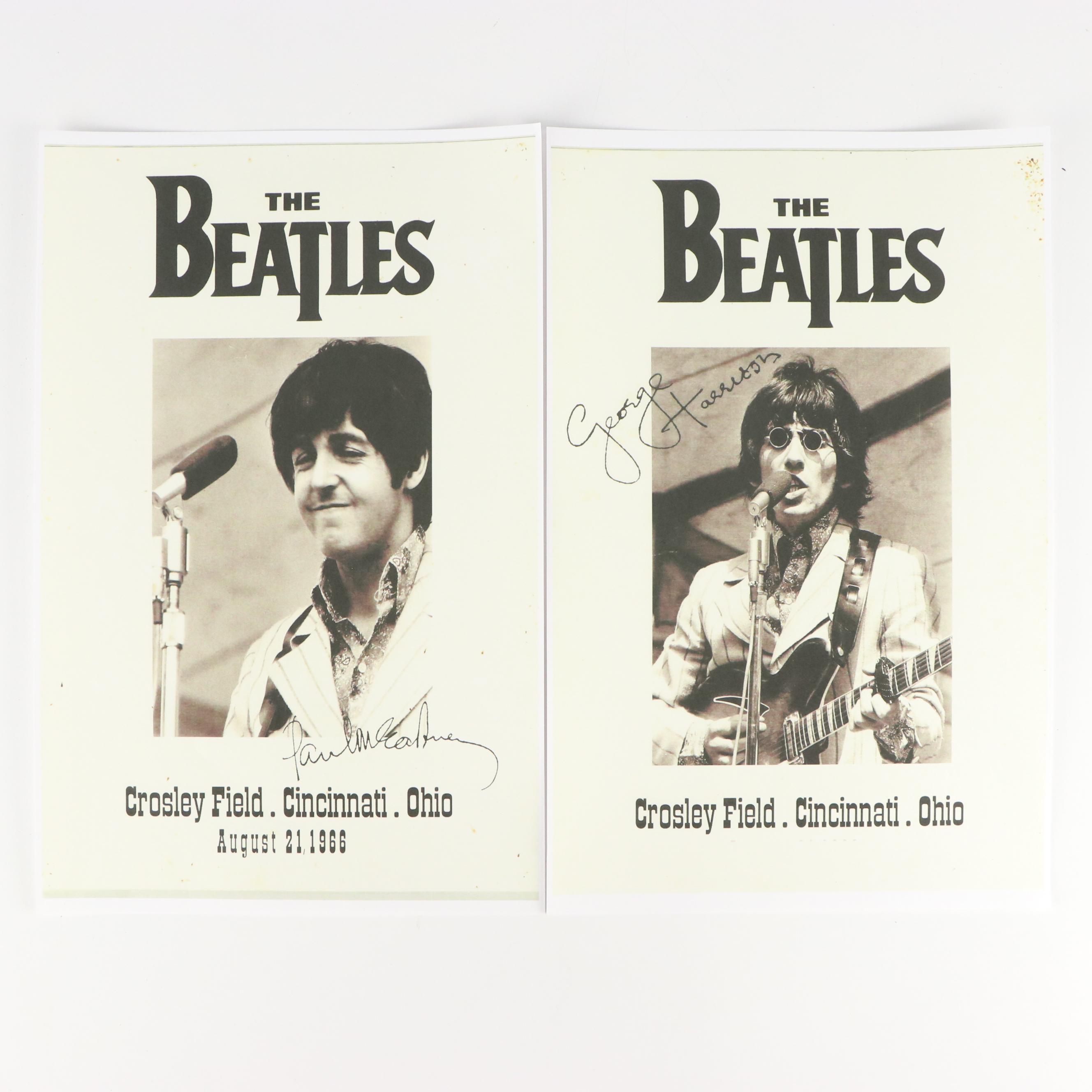 The Beatles Crosley Field Cincinnati Concert Reproduction Posters