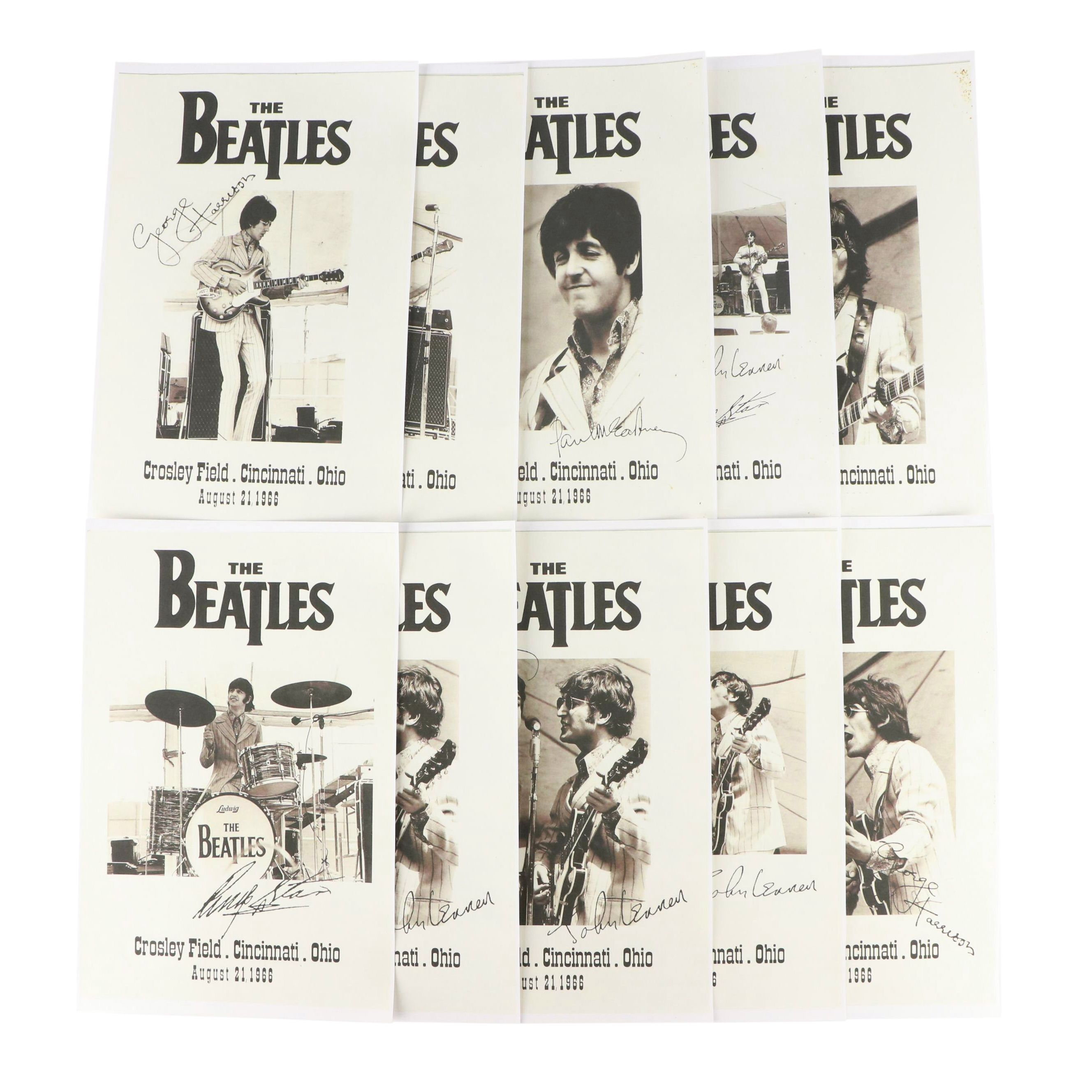 The Beatles Crosley Field Cincinnati Concert Reproduction Posters