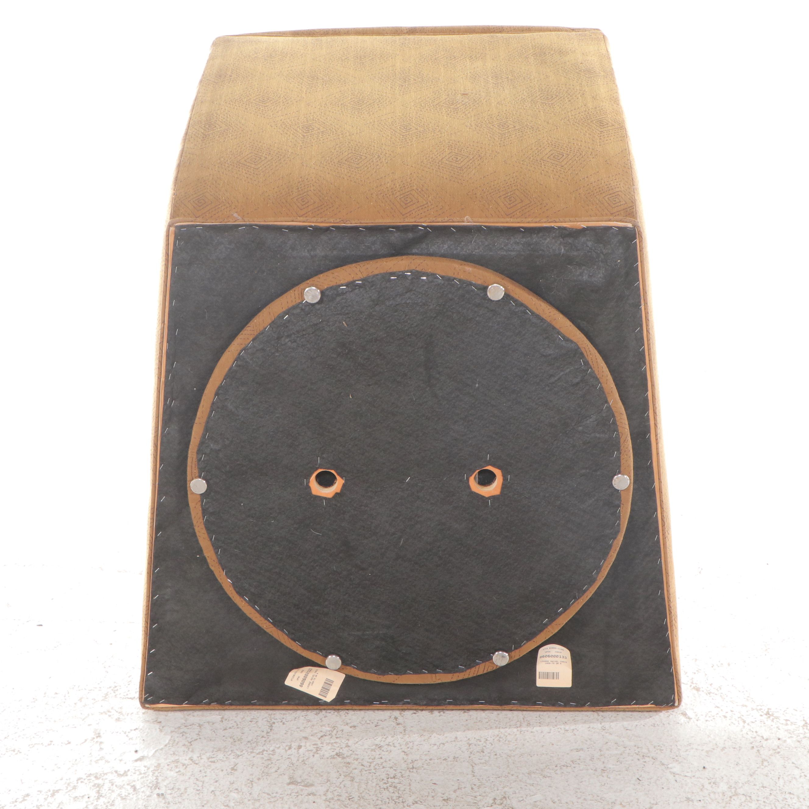 Pair of Thayer Coggin Upholstered Swivel Lounge Chairs, Mid to Late 20th Century