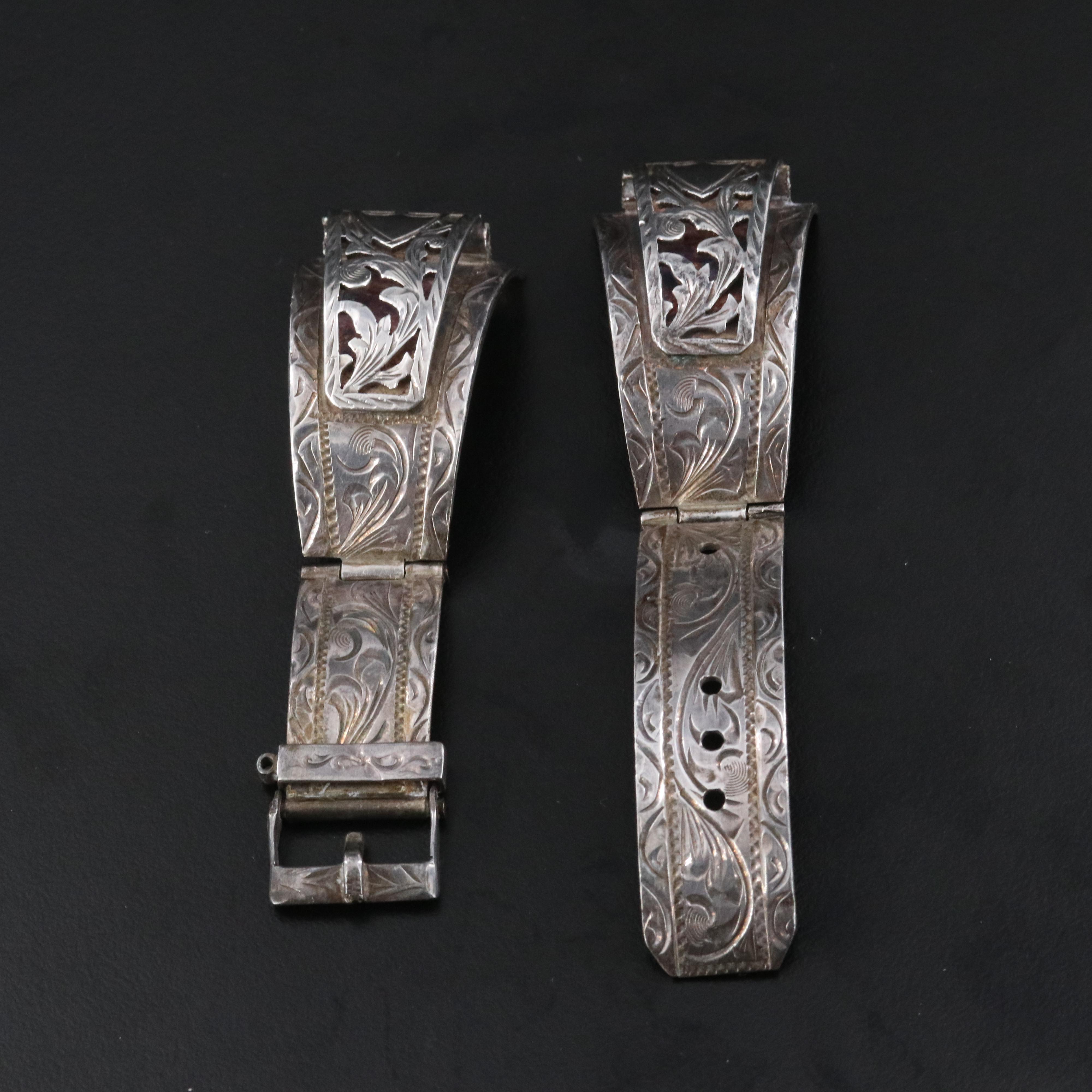 Vintage Mexican Sterling Watch Band