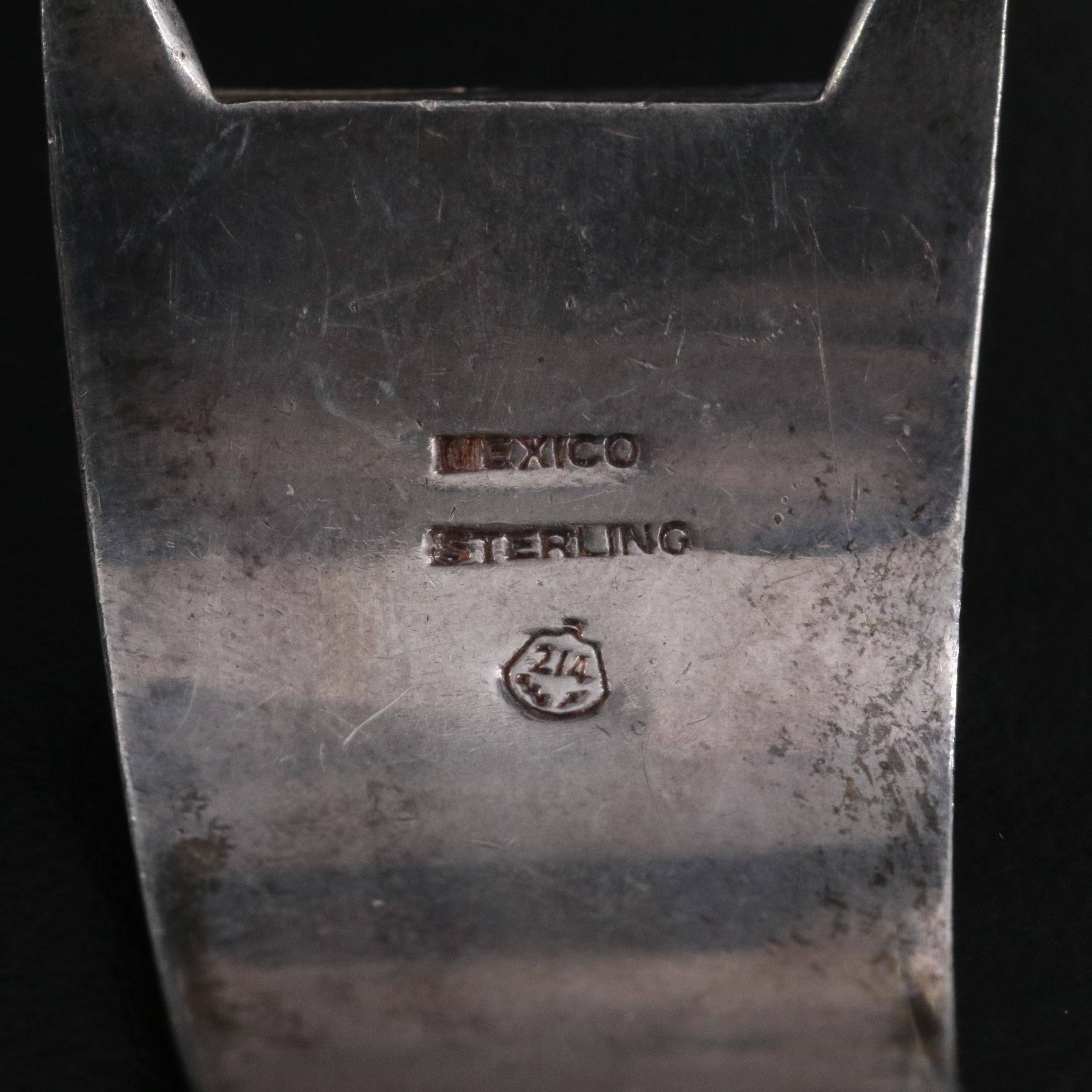 Vintage Mexican Sterling Watch Band