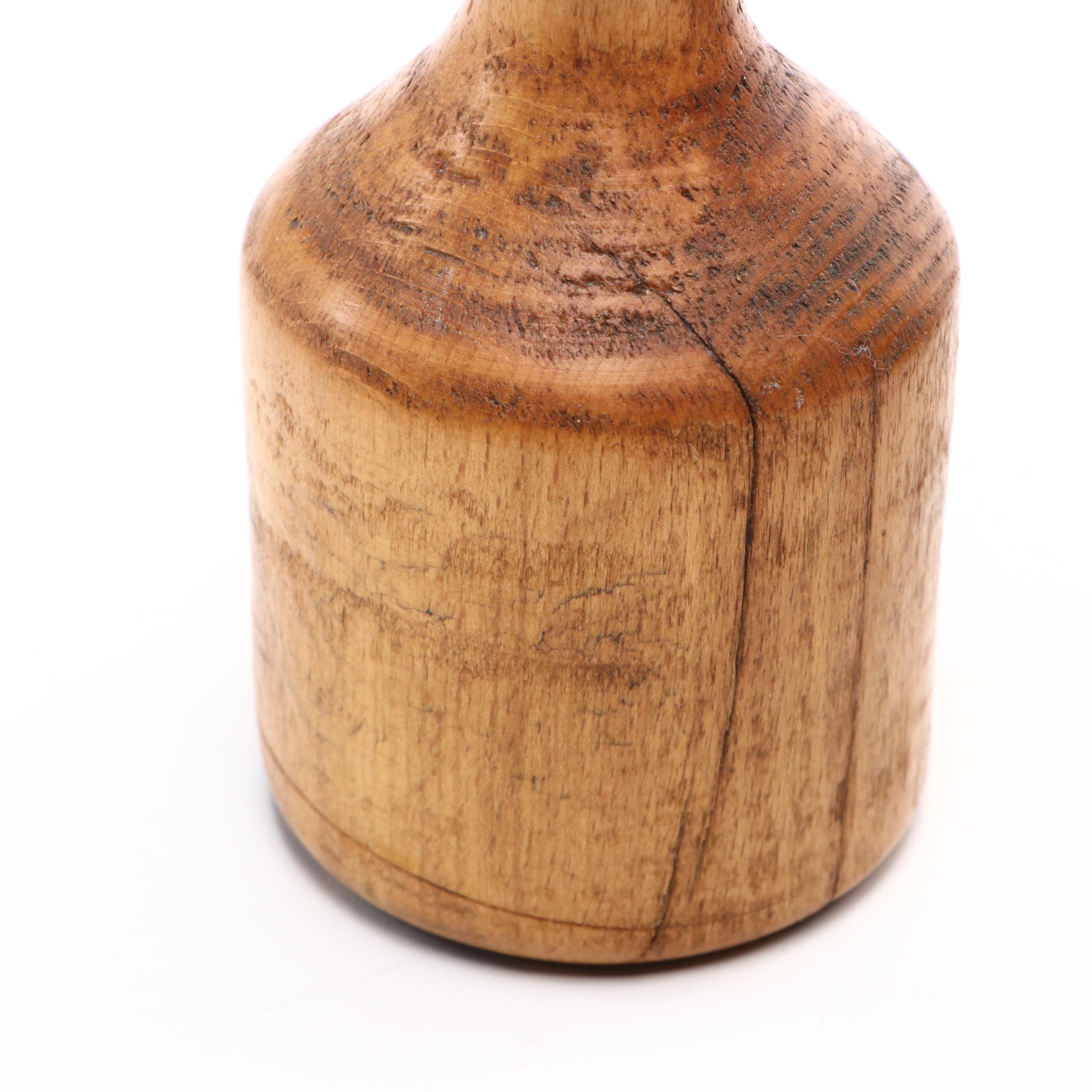 Industrial Bobbins with Other Wooden Décor, Late 19th/Early 20th Century