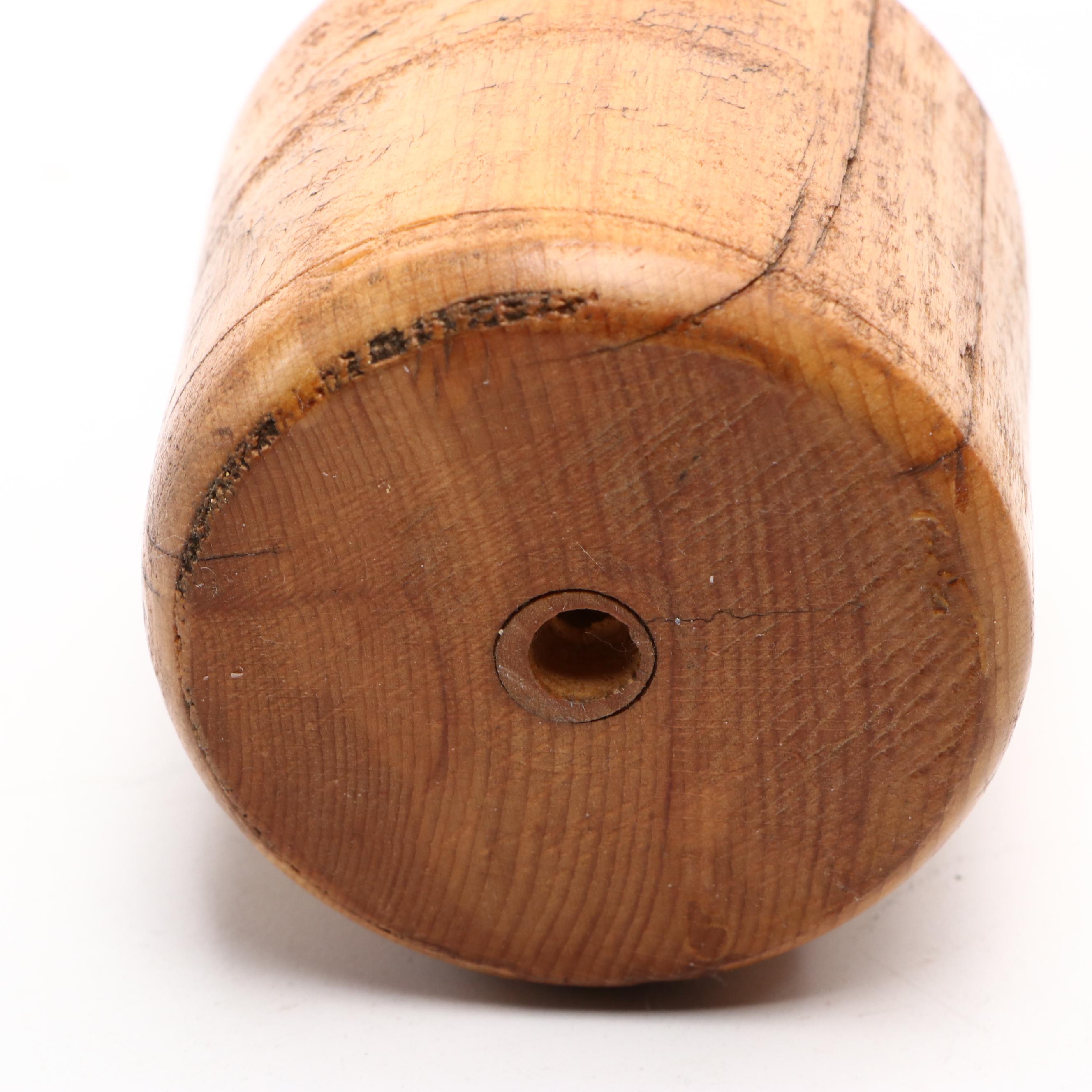 Industrial Bobbins with Other Wooden Décor, Late 19th/Early 20th Century