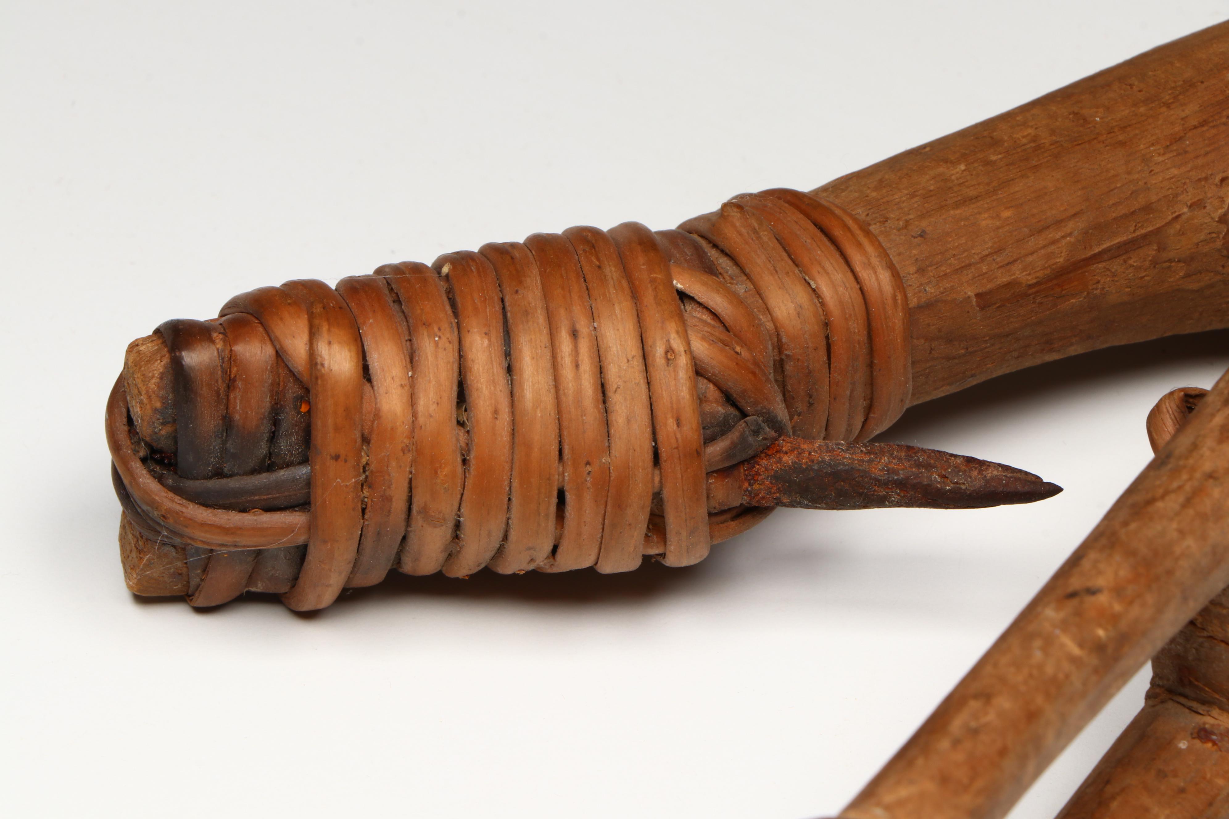 Indigenous Pacific Northwest Hand-Carved Wood Halibut Hooks