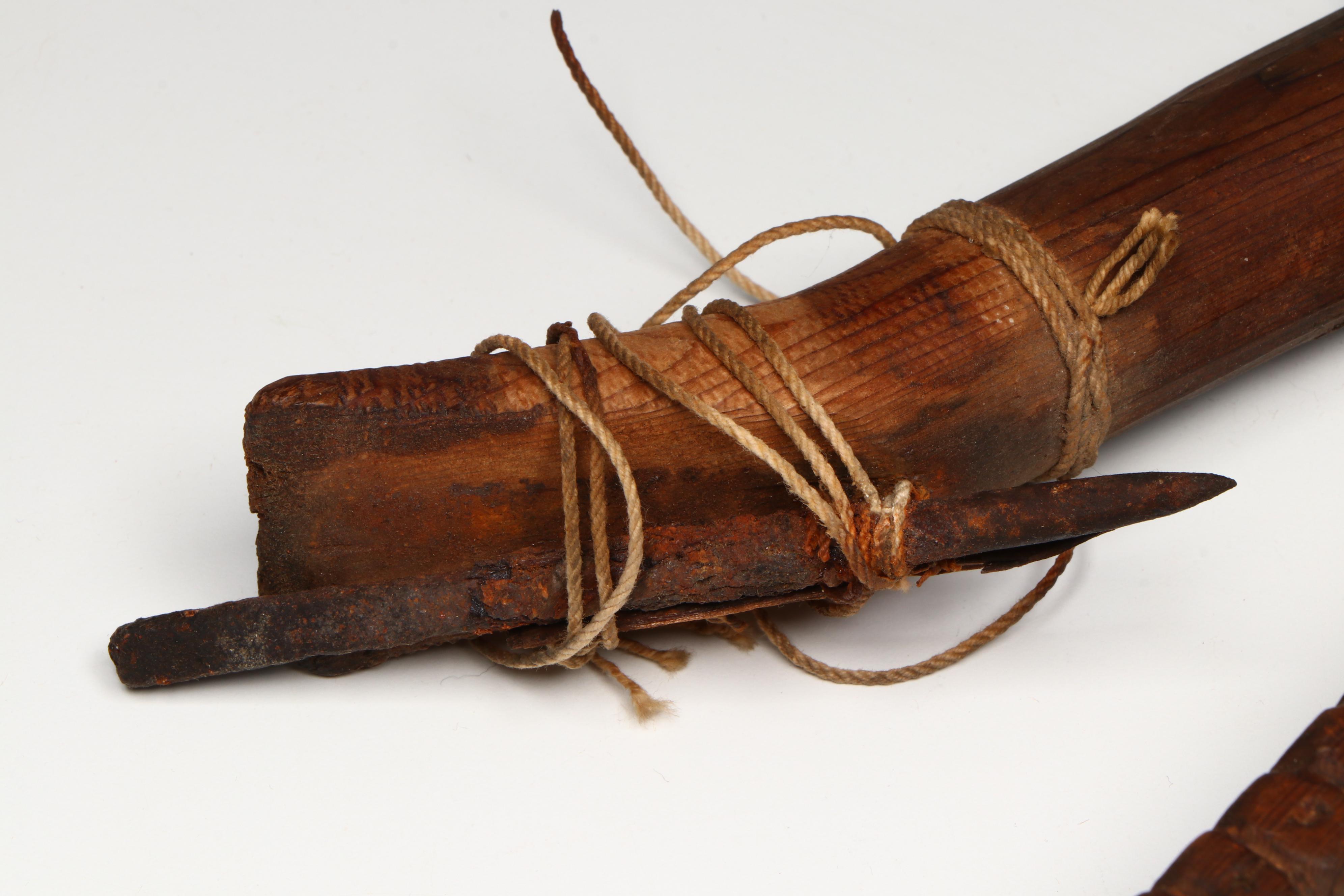 Indigenous Pacific Northwest Hand-Carved Wood Halibut Hooks