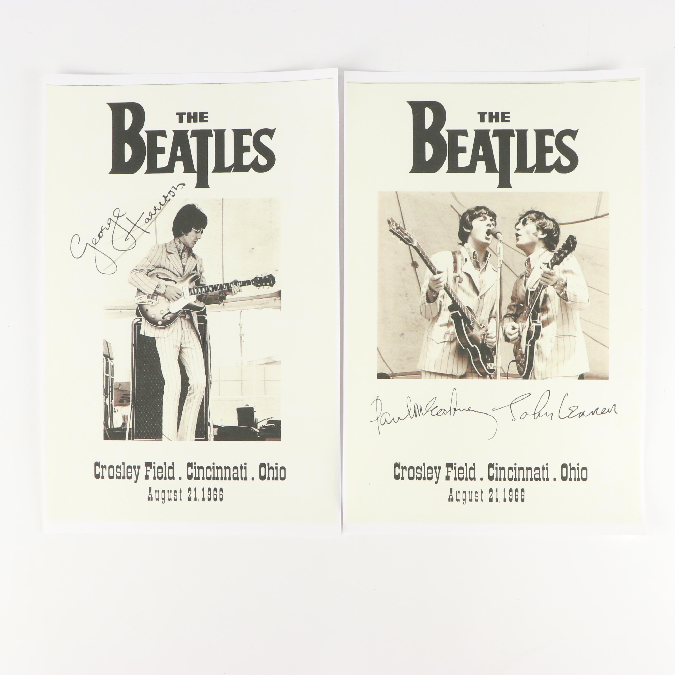 The Beatles Crosley Field Cincinnati Concert Reproduction Posters