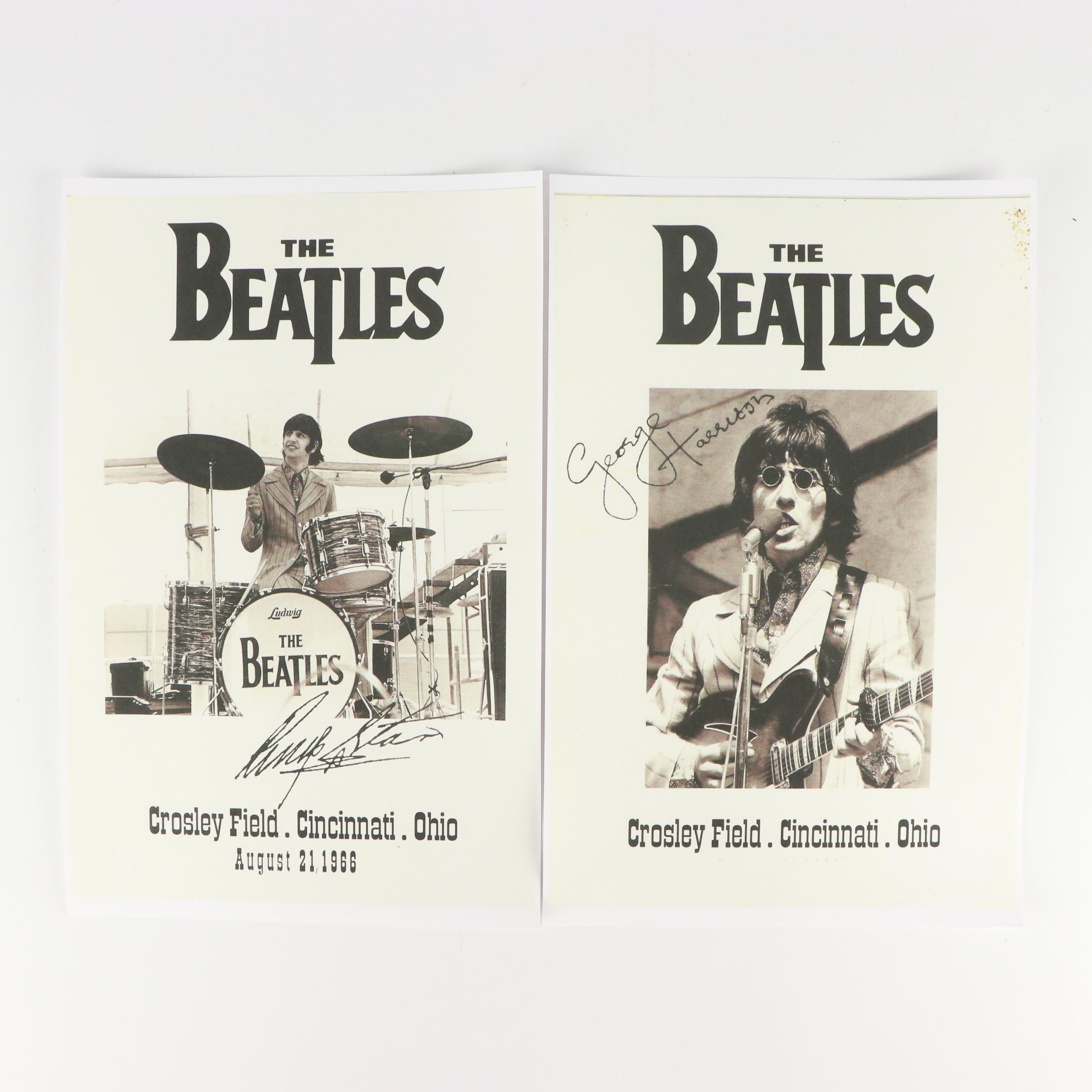 The Beatles Crosley Field Cincinnati Concert Reproduction Posters