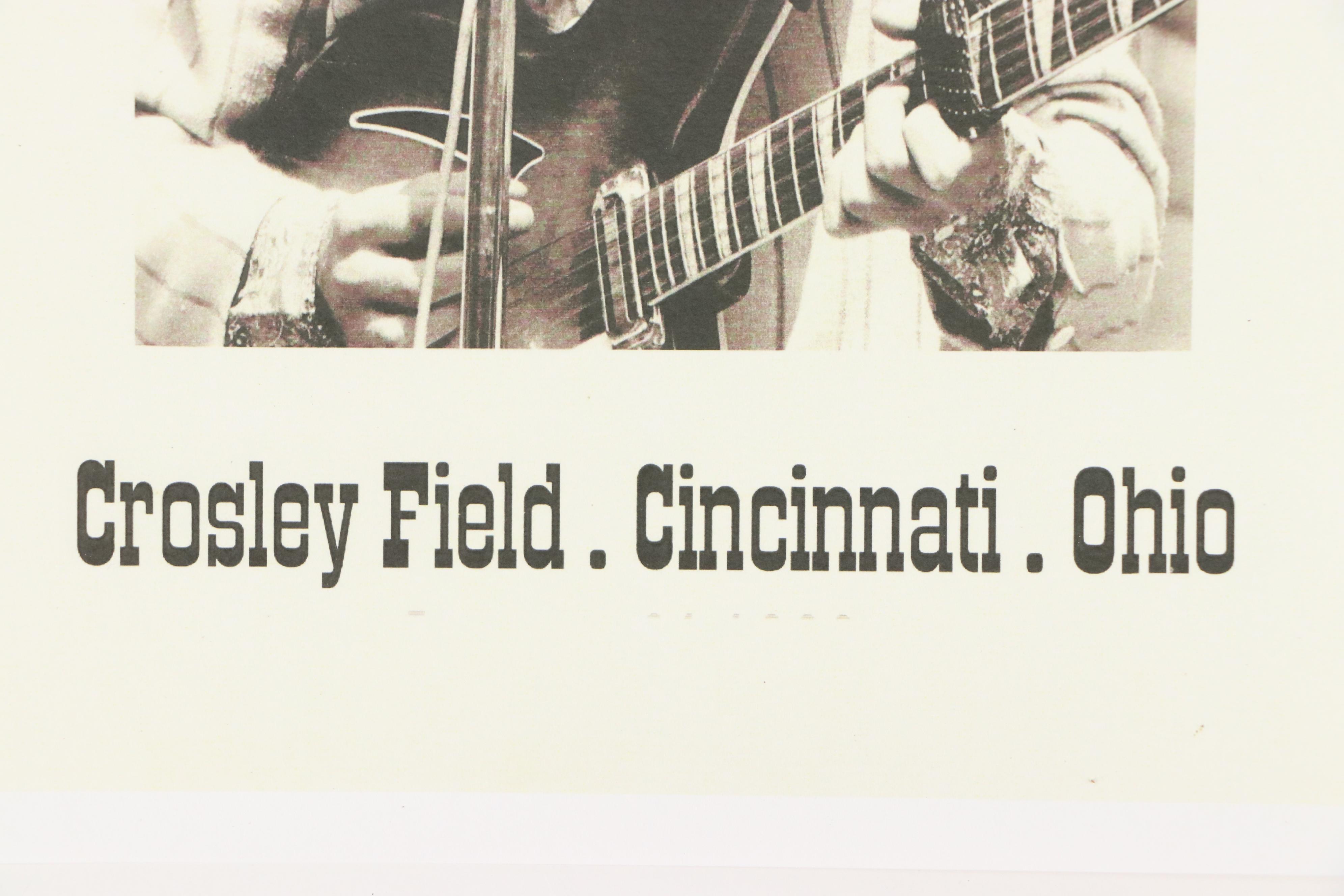 The Beatles Crosley Field Cincinnati Concert Reproduction Posters