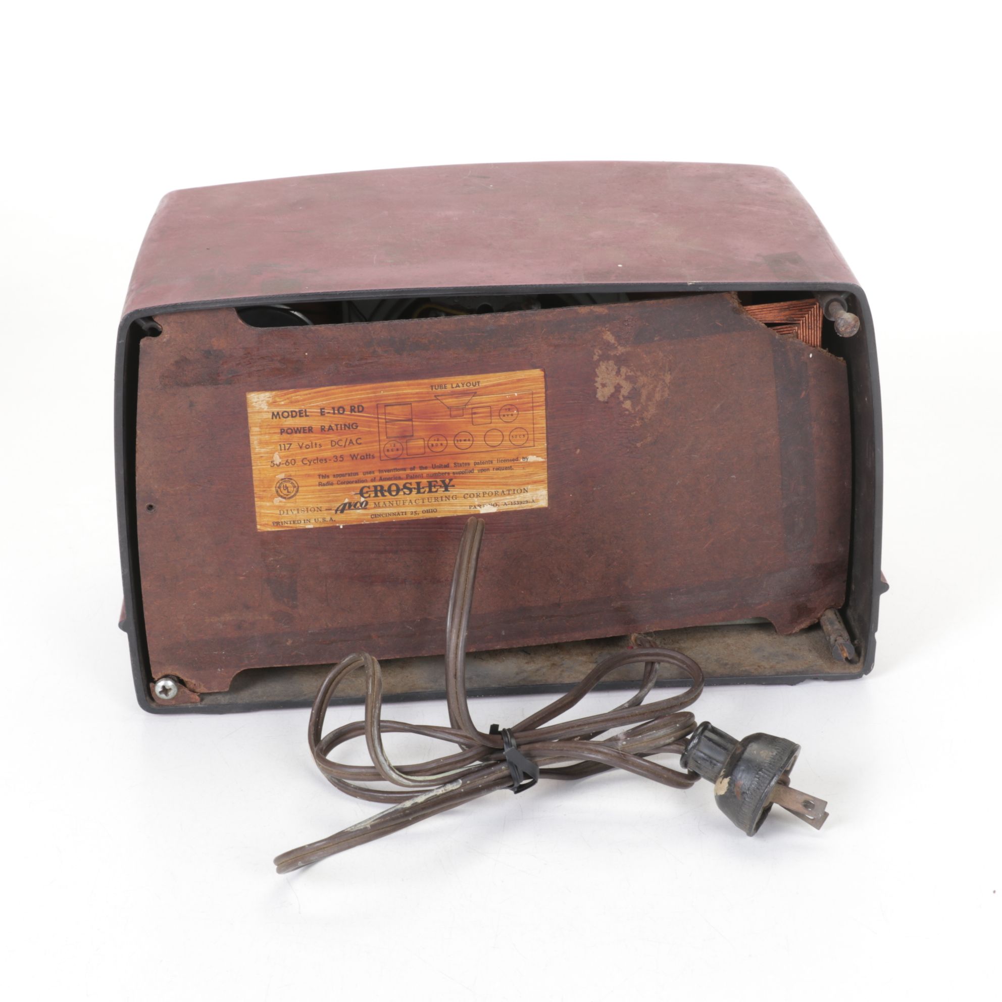 Crosley & RCA Victor AM/FM Desk Radios, Mid-20th Century