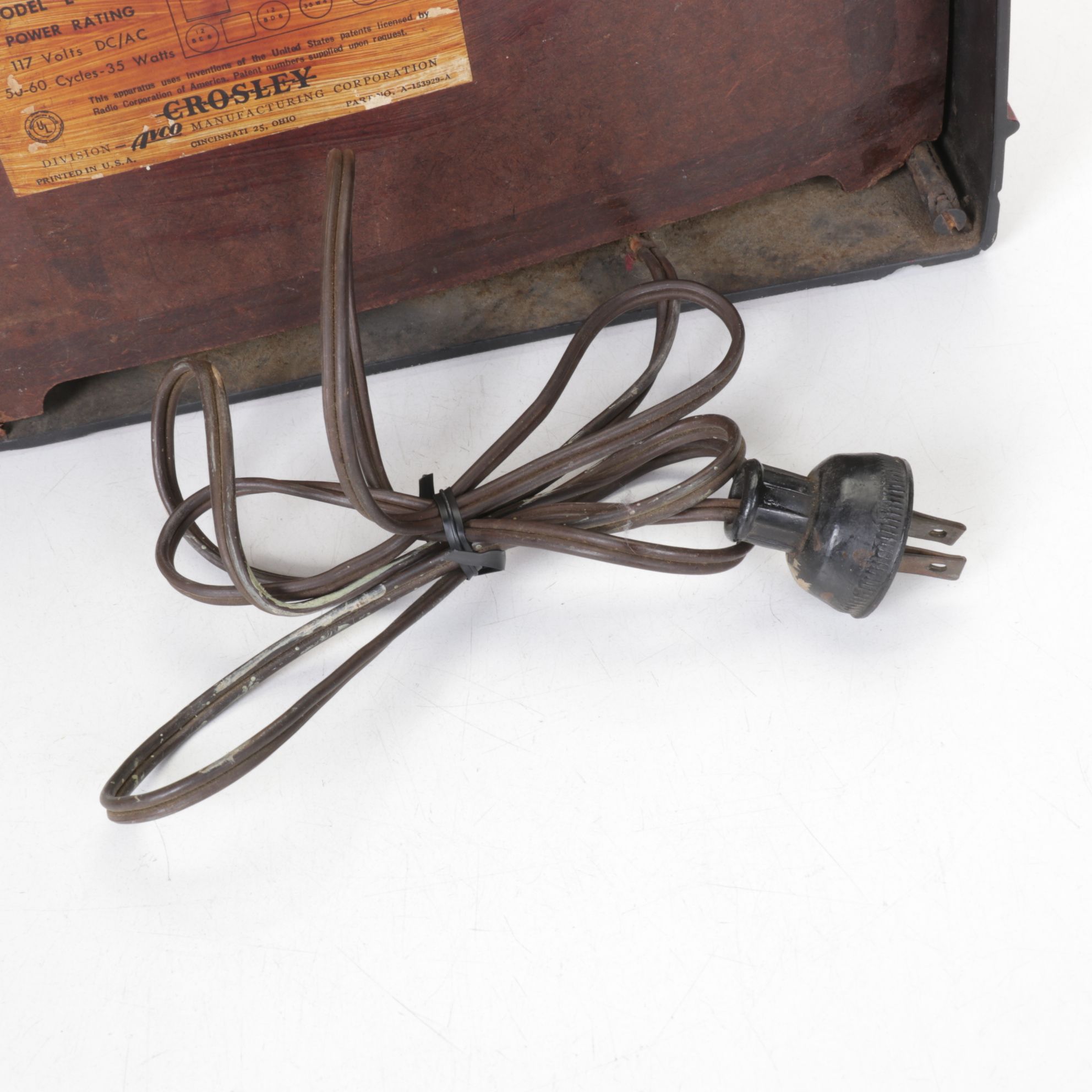 Crosley & RCA Victor AM/FM Desk Radios, Mid-20th Century