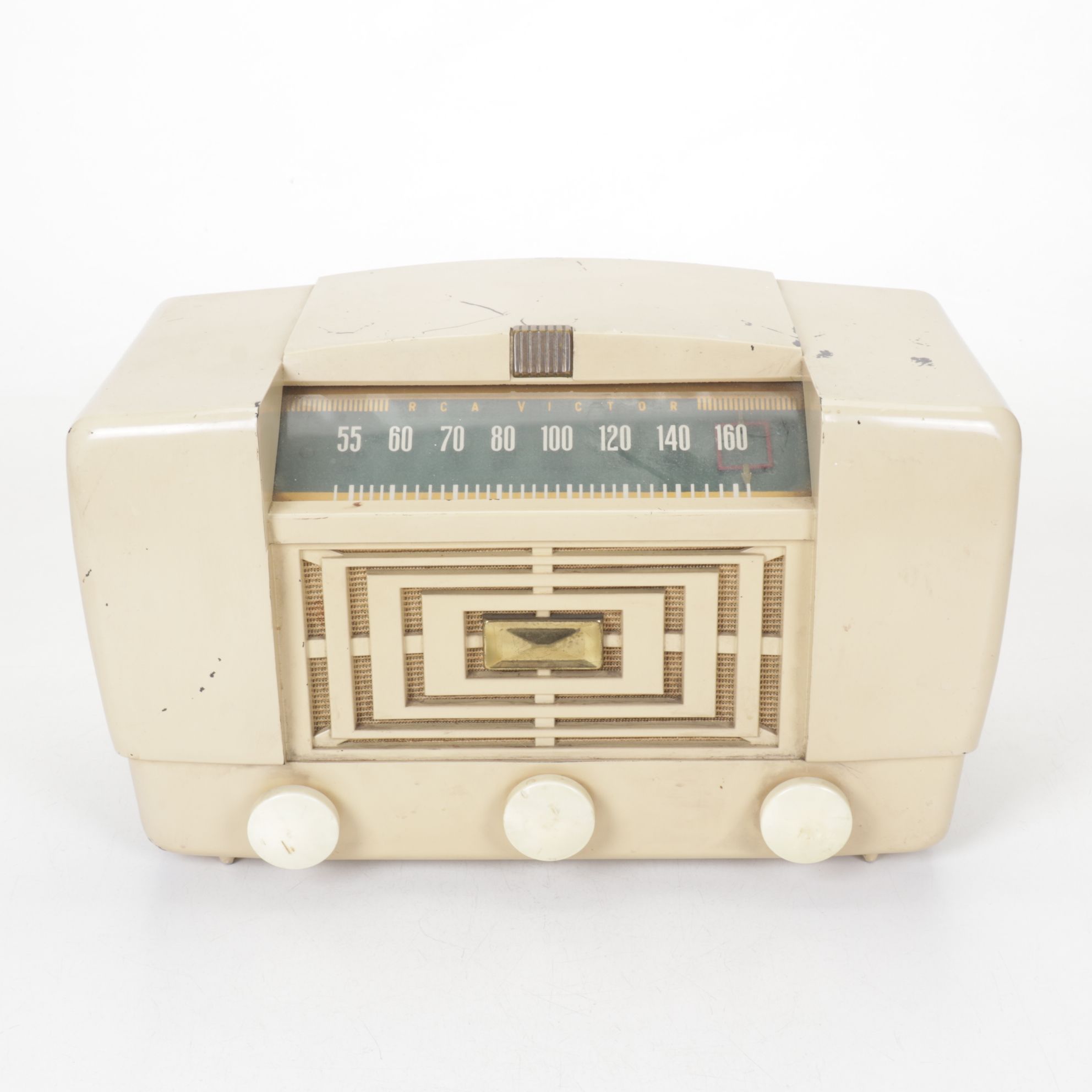 Crosley & RCA Victor AM/FM Desk Radios, Mid-20th Century