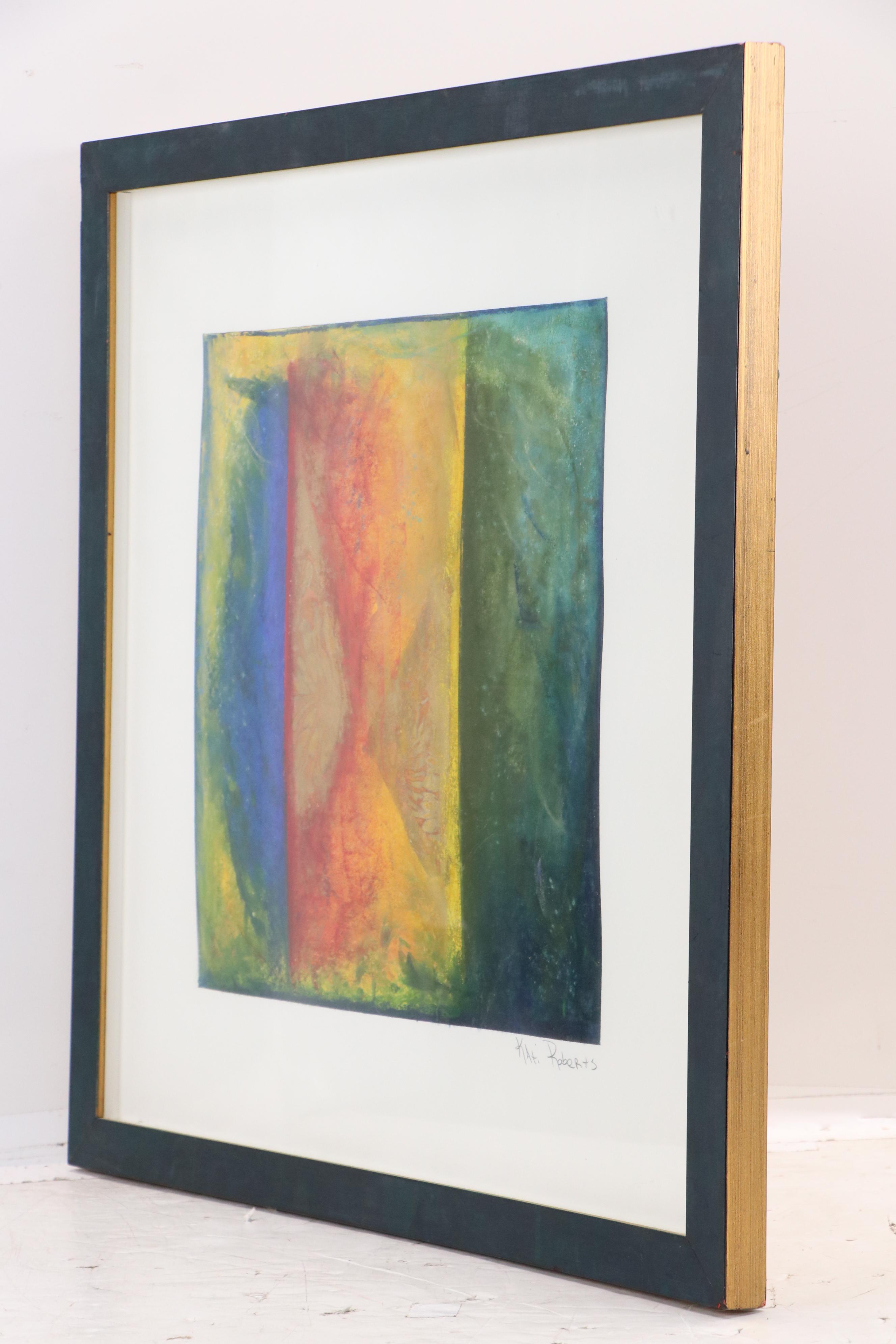 Kati Roberts Modern Mixed Media Painting, 21st Century