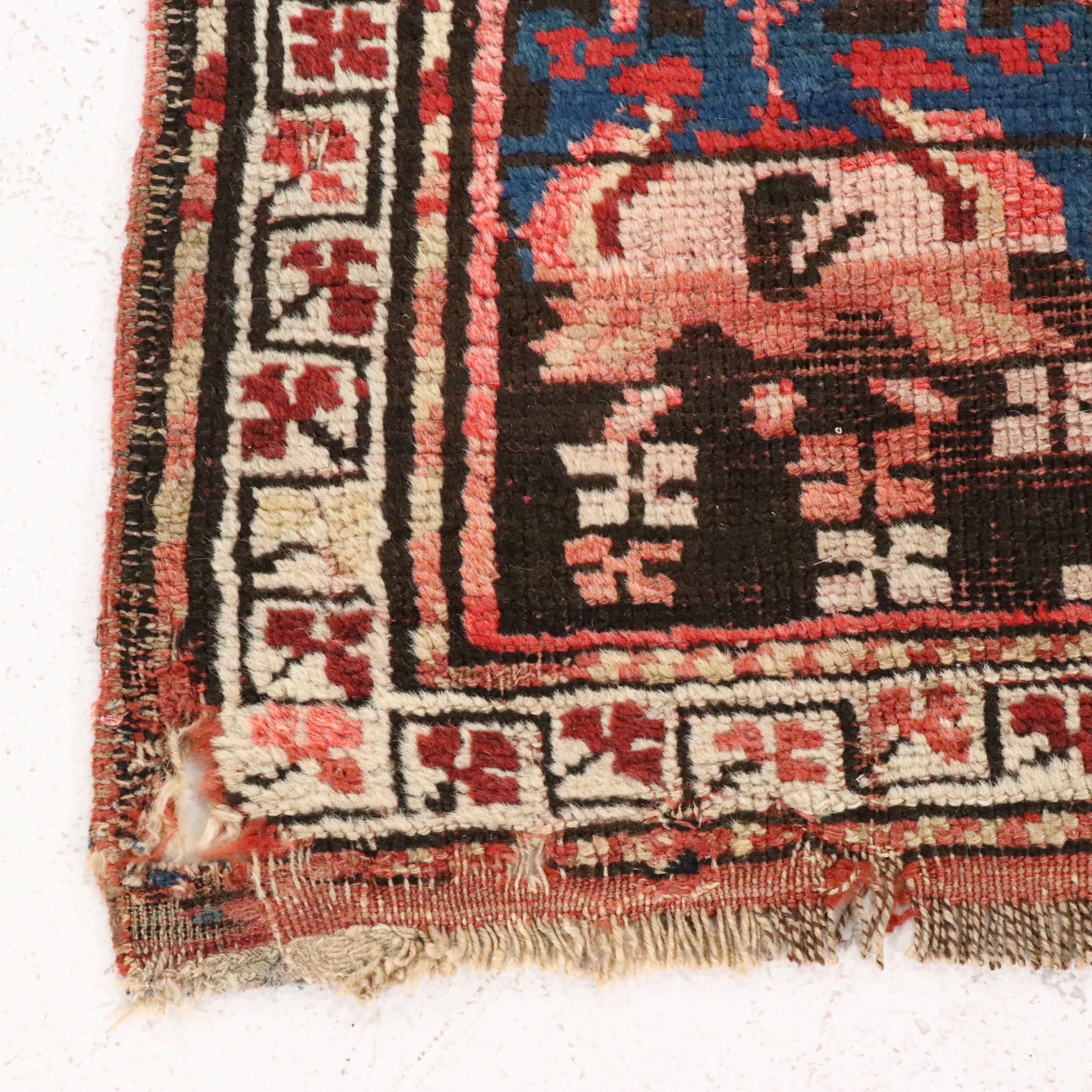 3' x 5' Hand-Knotted Caucasian Kazak Accent Rug