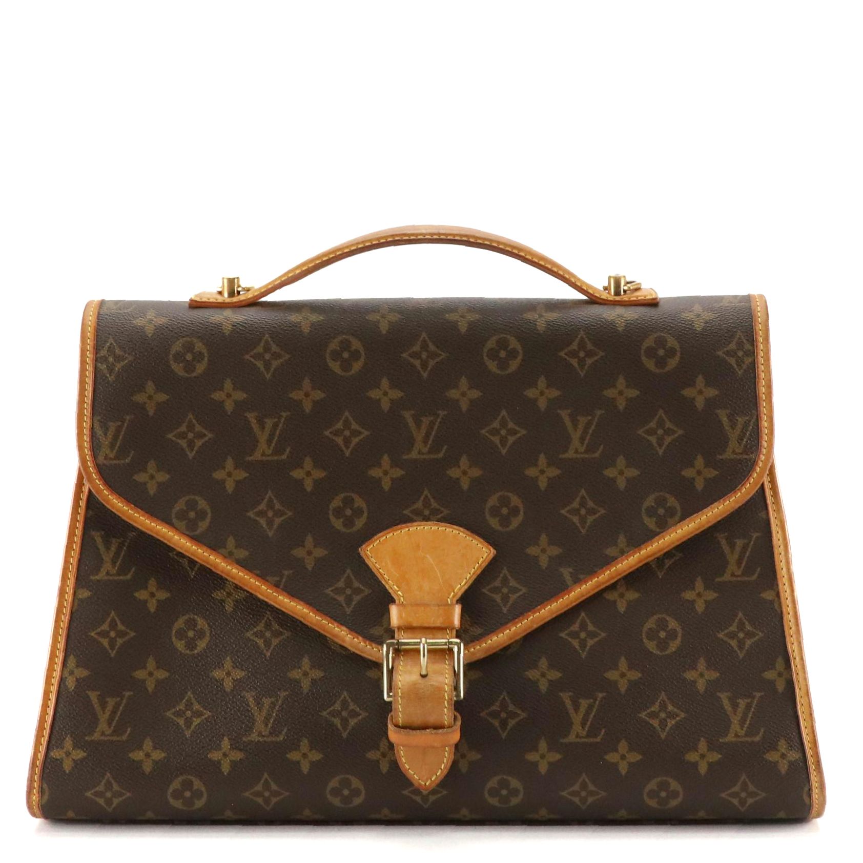 Louis Vuitton Beverly GM Two-Way Briefcase in Monogram Canvas & Vachetta Leather