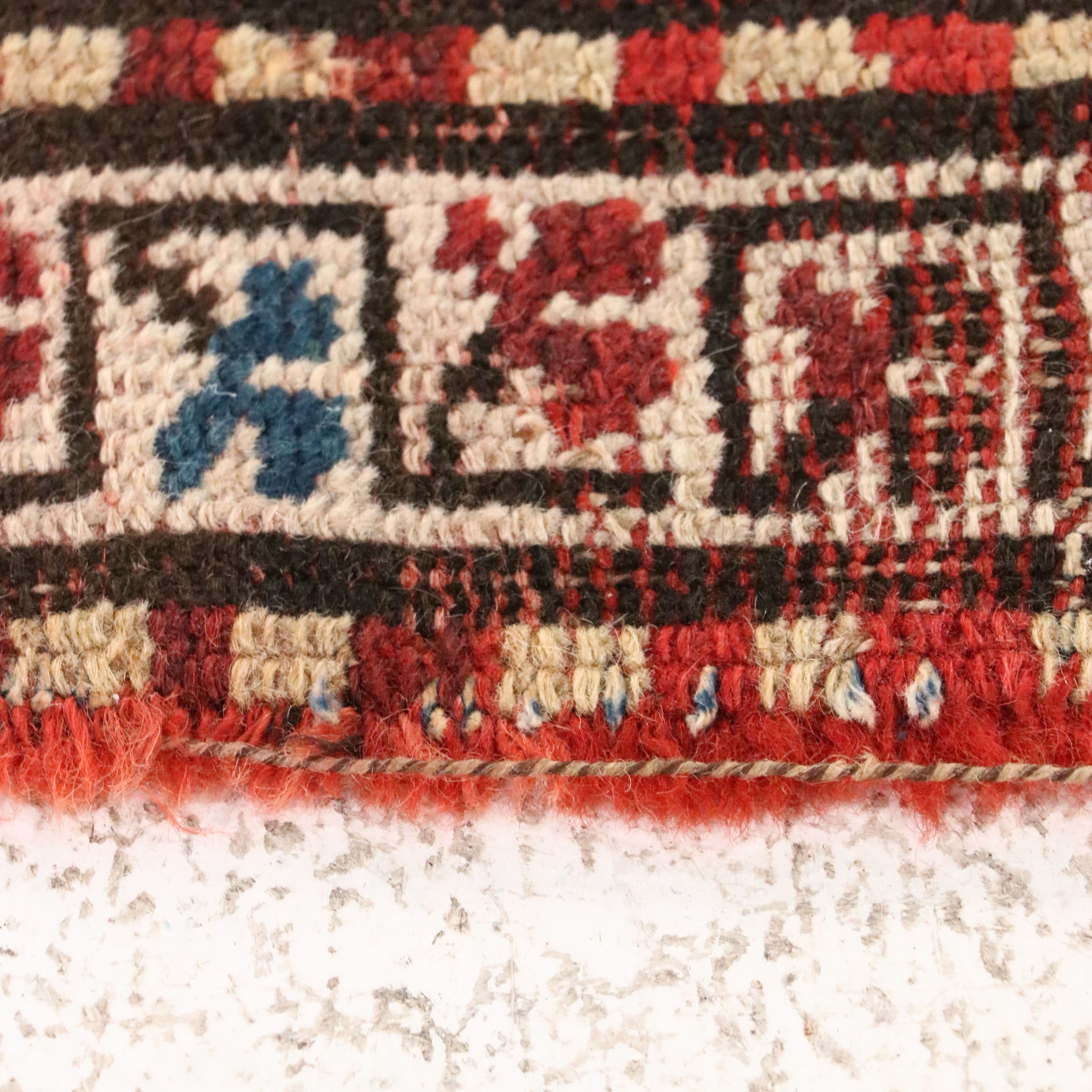 3' x 5' Hand-Knotted Caucasian Kazak Accent Rug