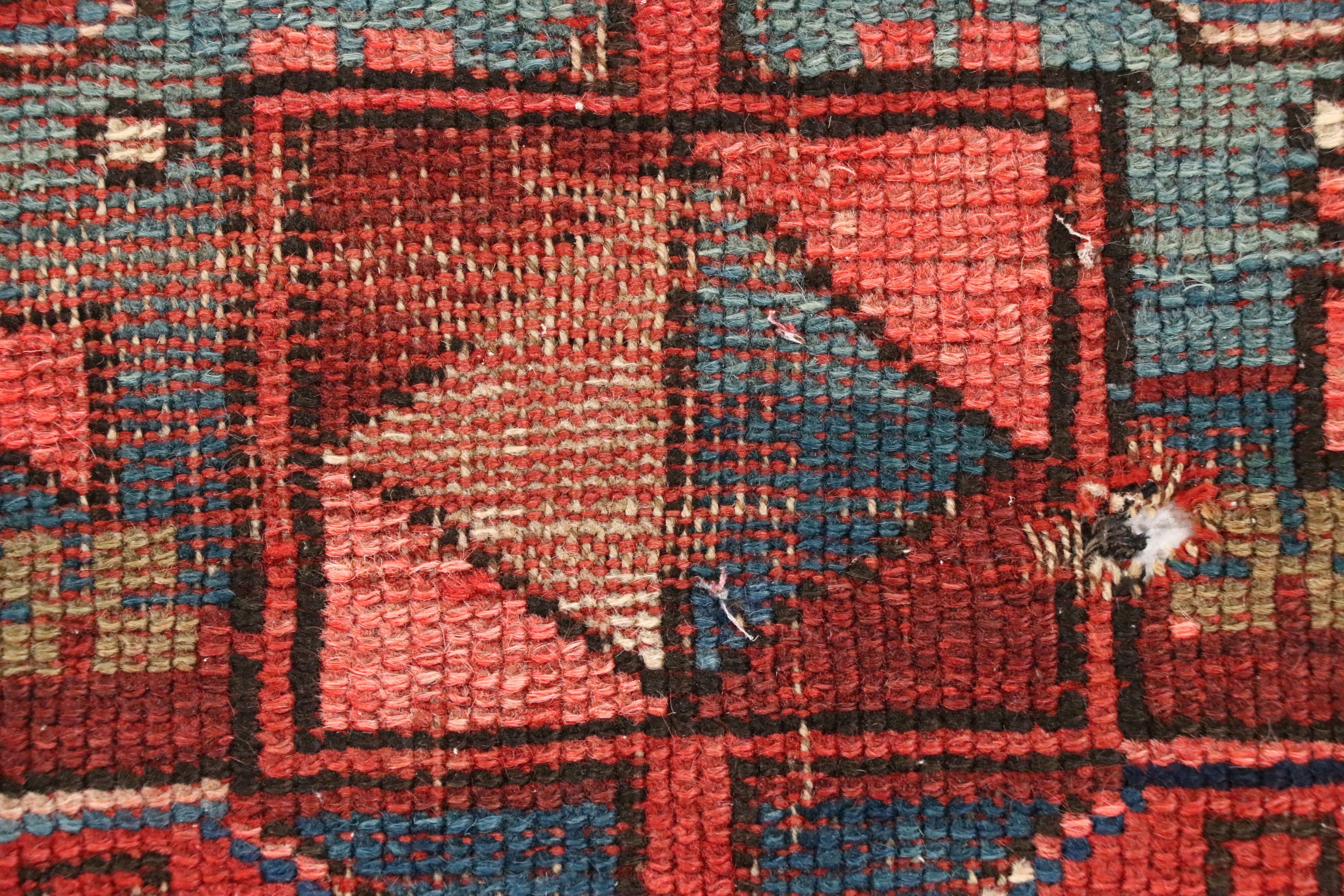 3' x 5' Hand-Knotted Caucasian Kazak Accent Rug