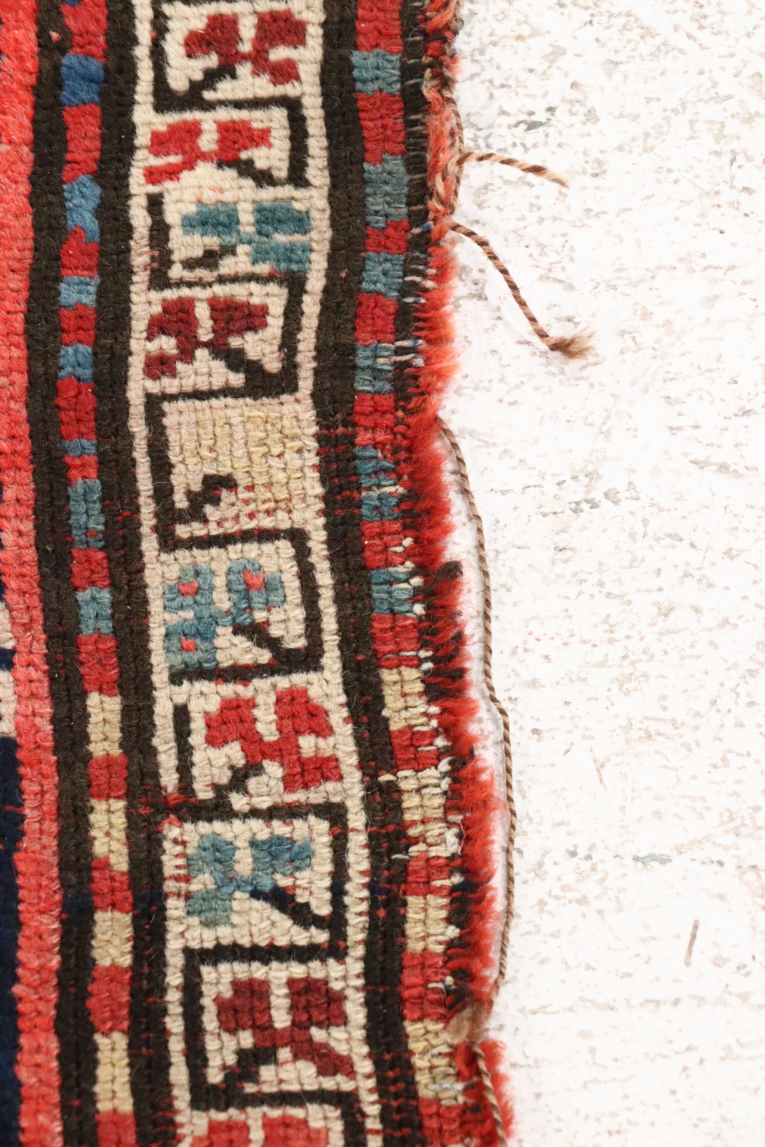 3' x 5' Hand-Knotted Caucasian Kazak Accent Rug