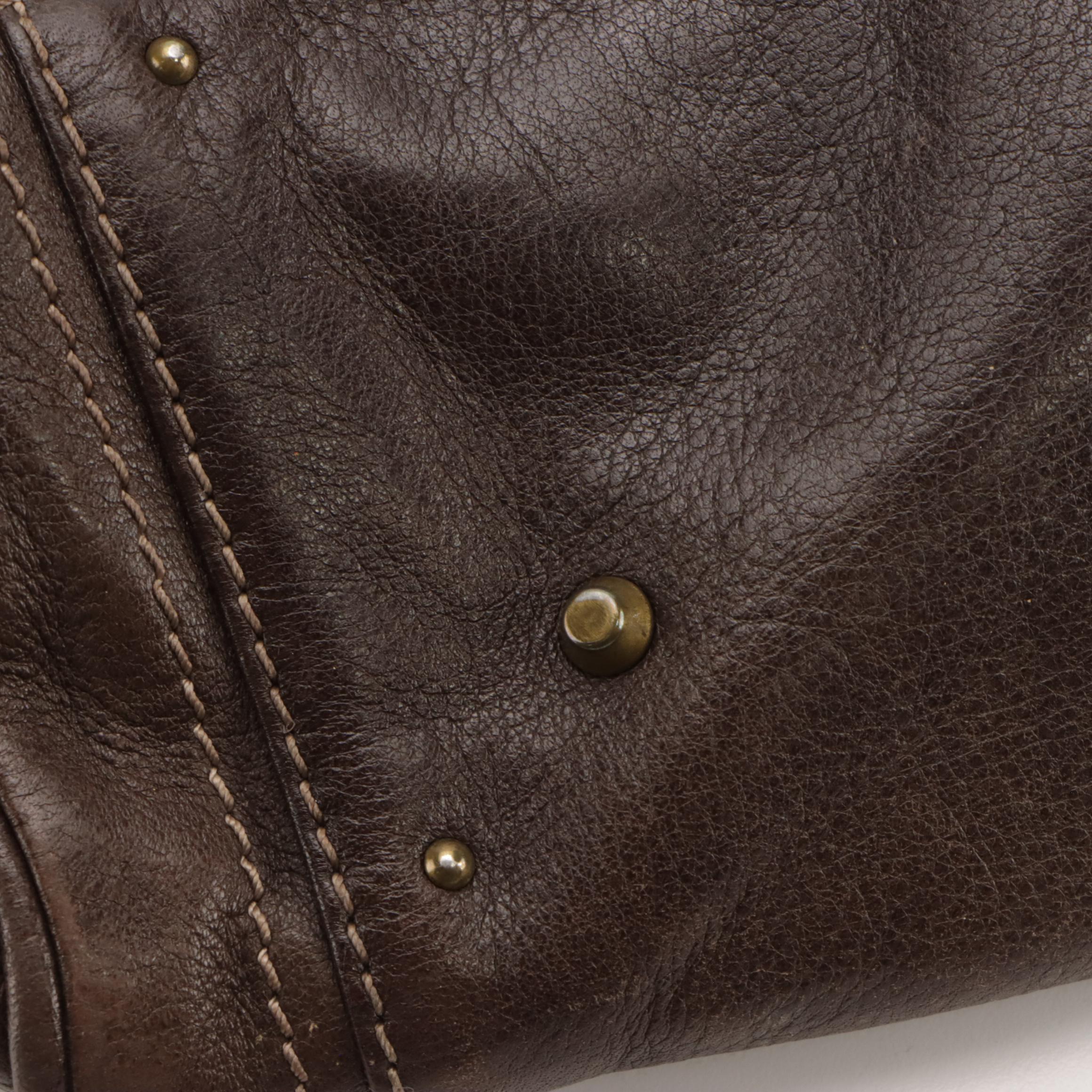 Chloé Paddington Shoulder Bag in Mocha Brown Leather