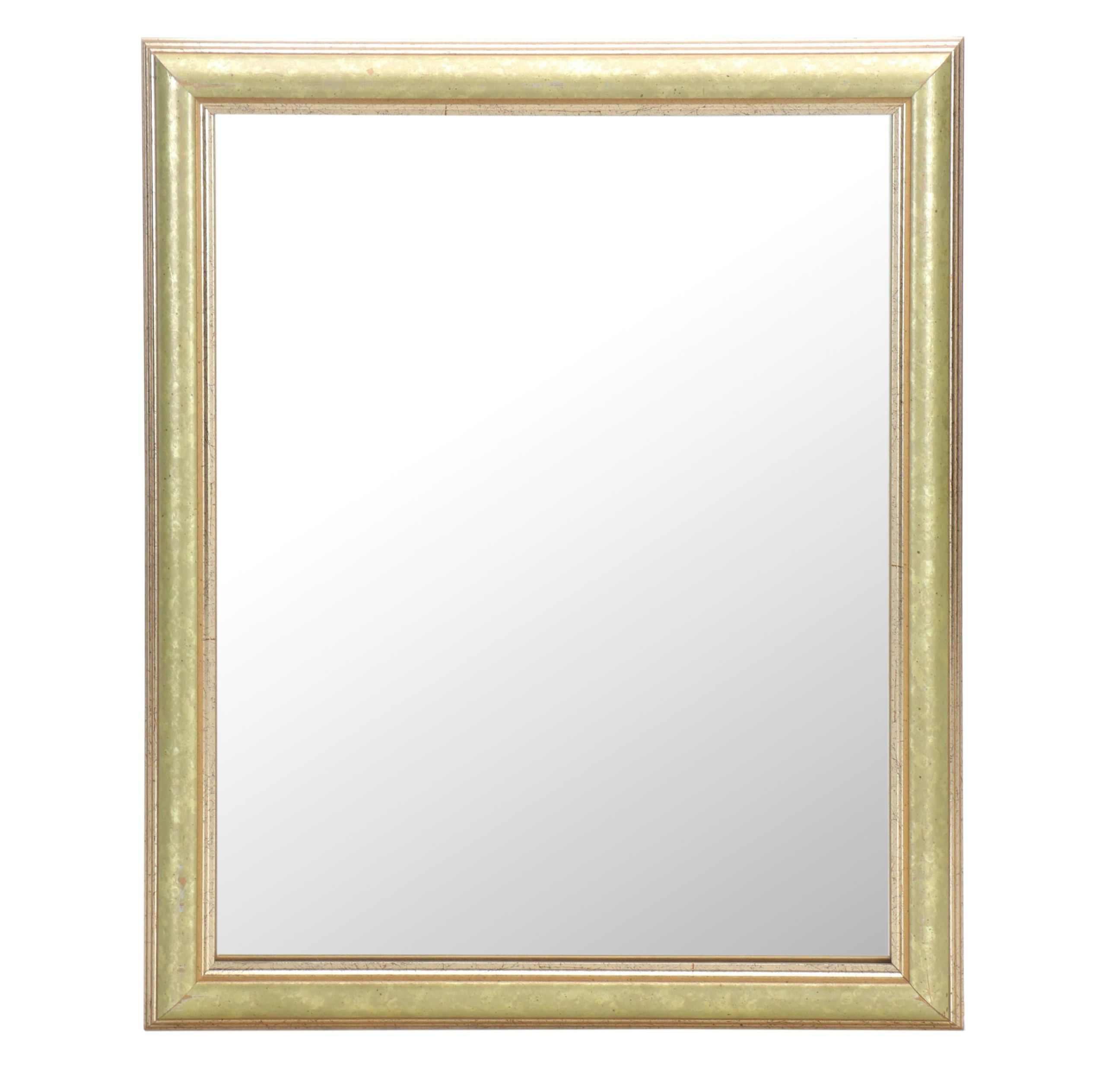 French Provincial Style Giltwood Finished Rectangular Wall Mirror