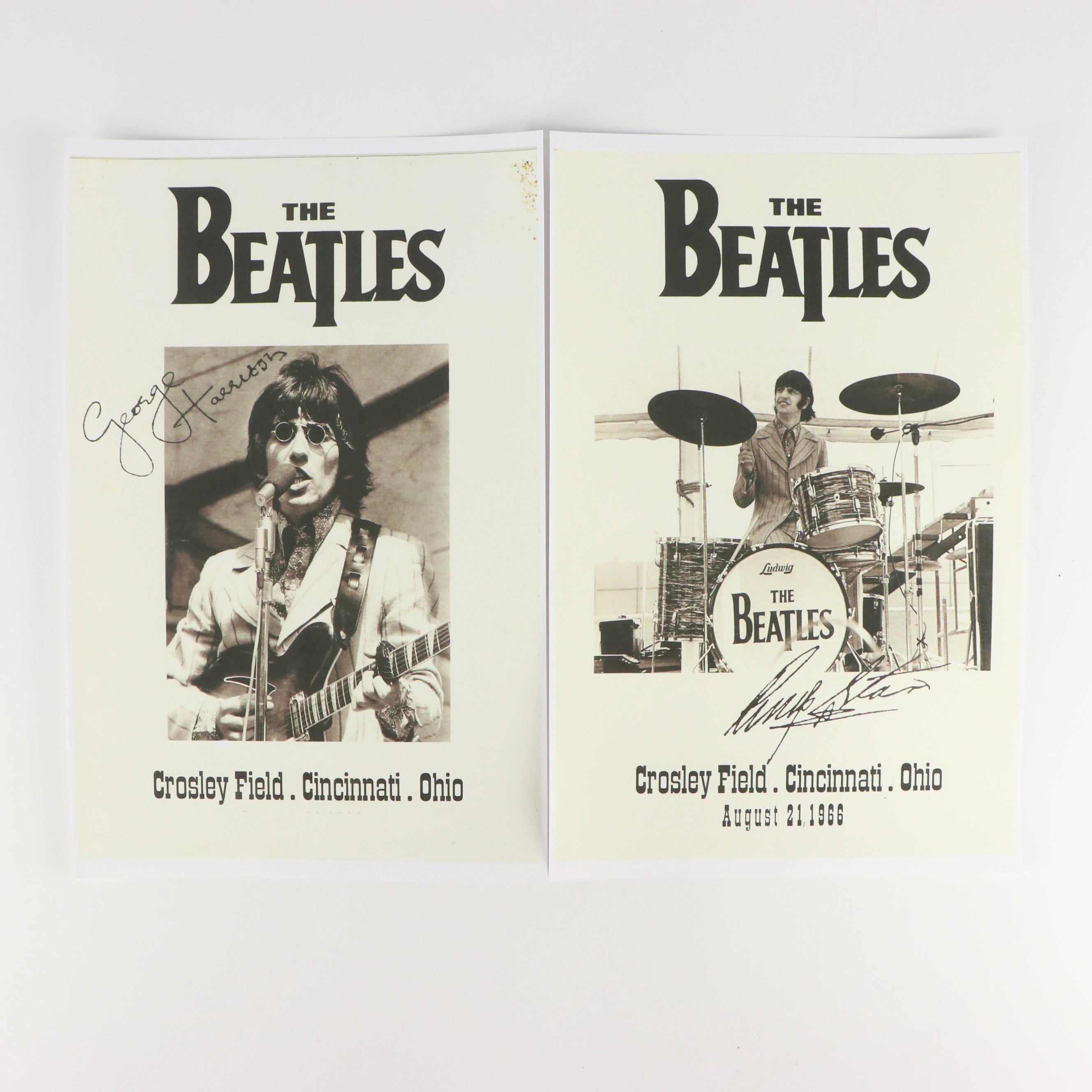 The Beatles Crosley Field Cincinnati Concert Reproduction Posters