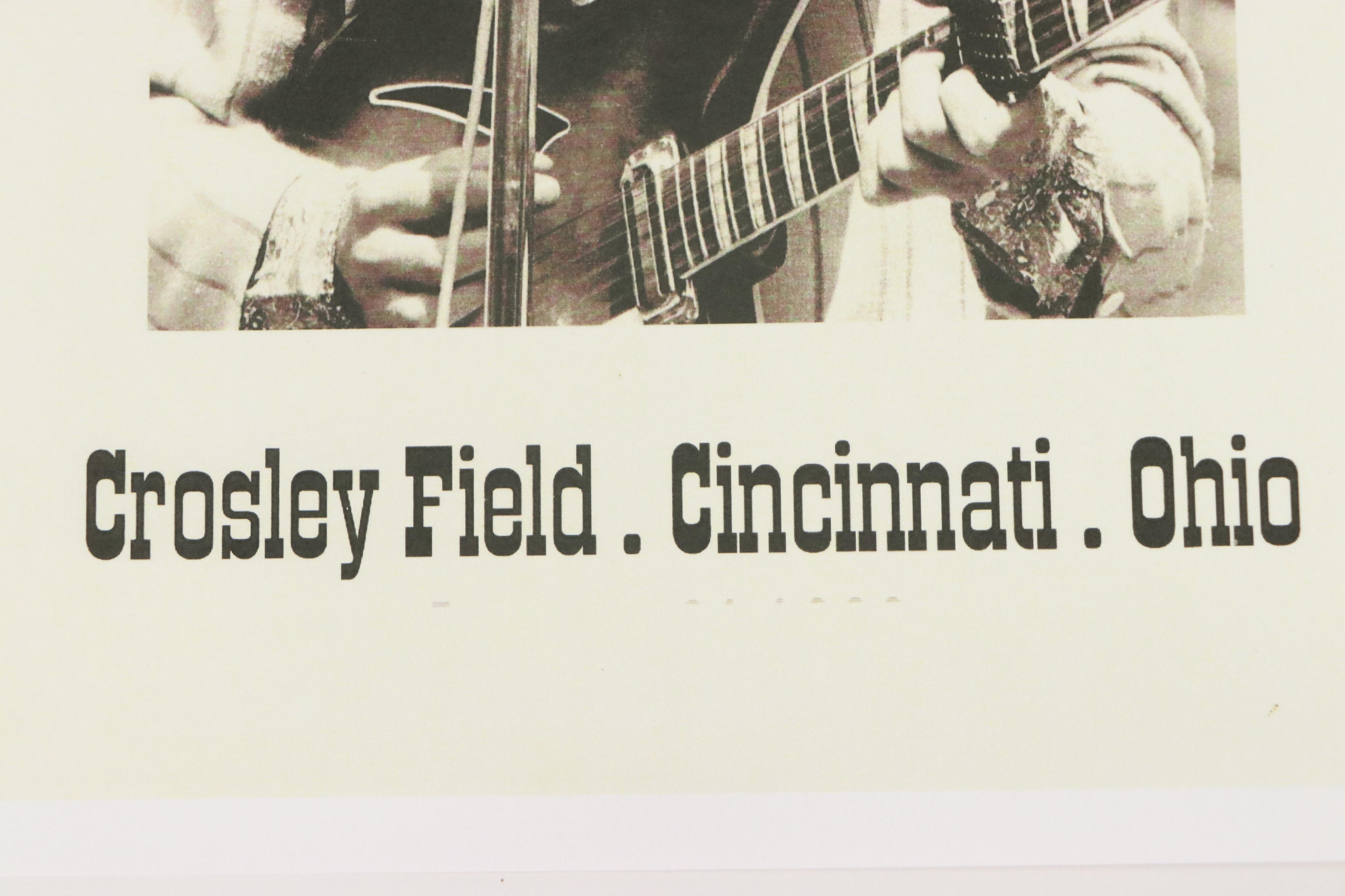 The Beatles Crosley Field Cincinnati Concert Reproduction Posters