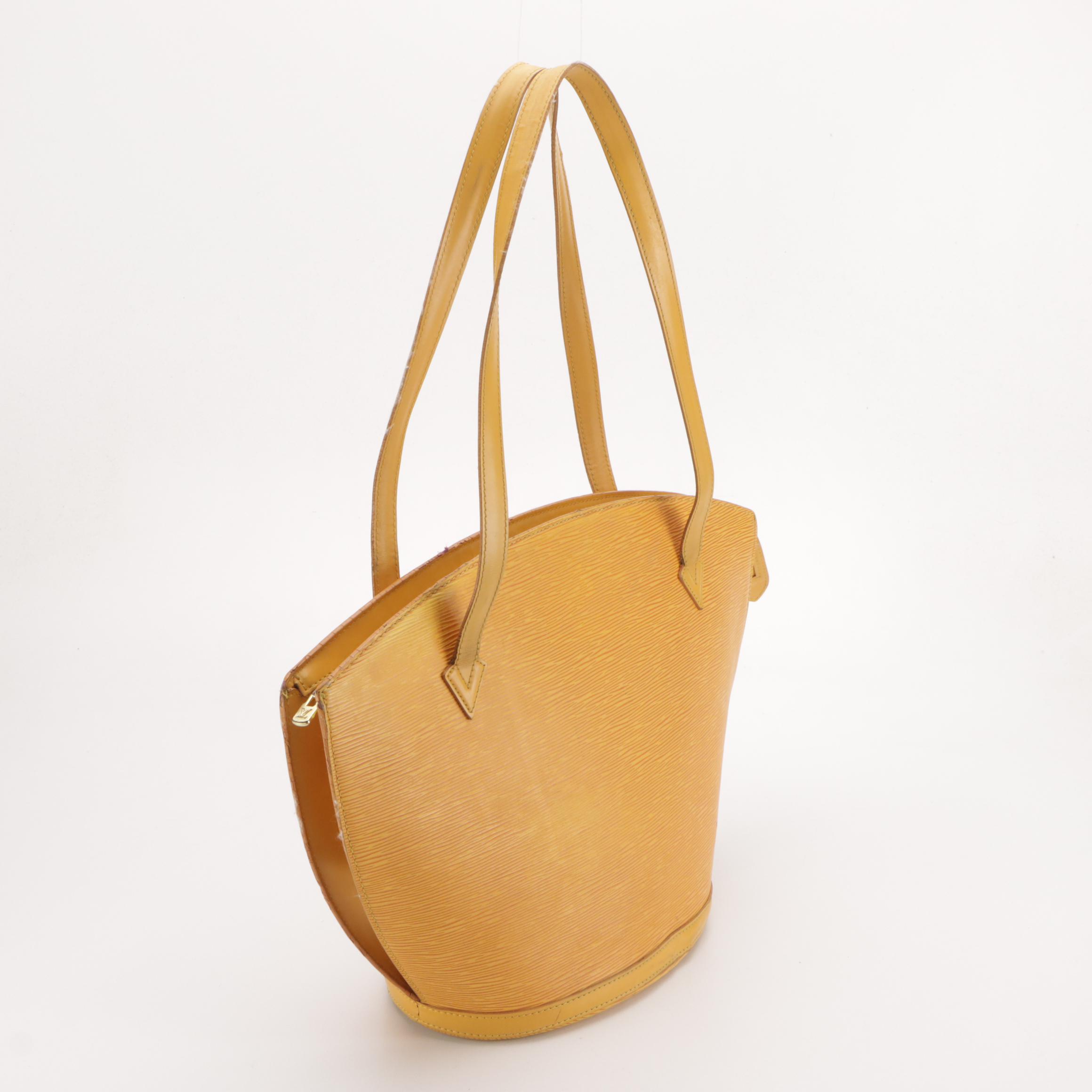 Louis Vuitton Saint Jacques GM Shoulder Bag in Tassil Yellow Epi Leather