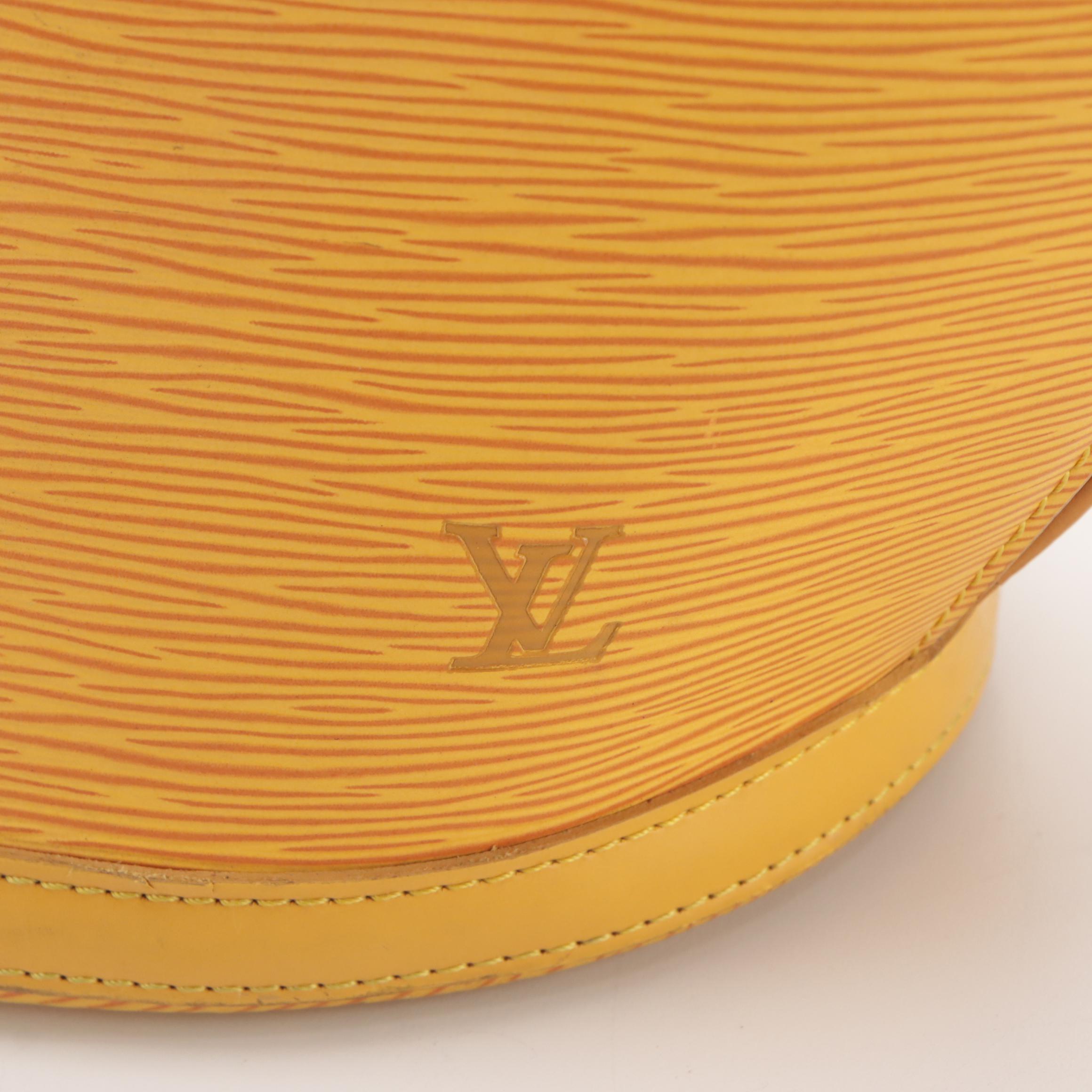 Louis Vuitton Saint Jacques GM Shoulder Bag in Tassil Yellow Epi Leather